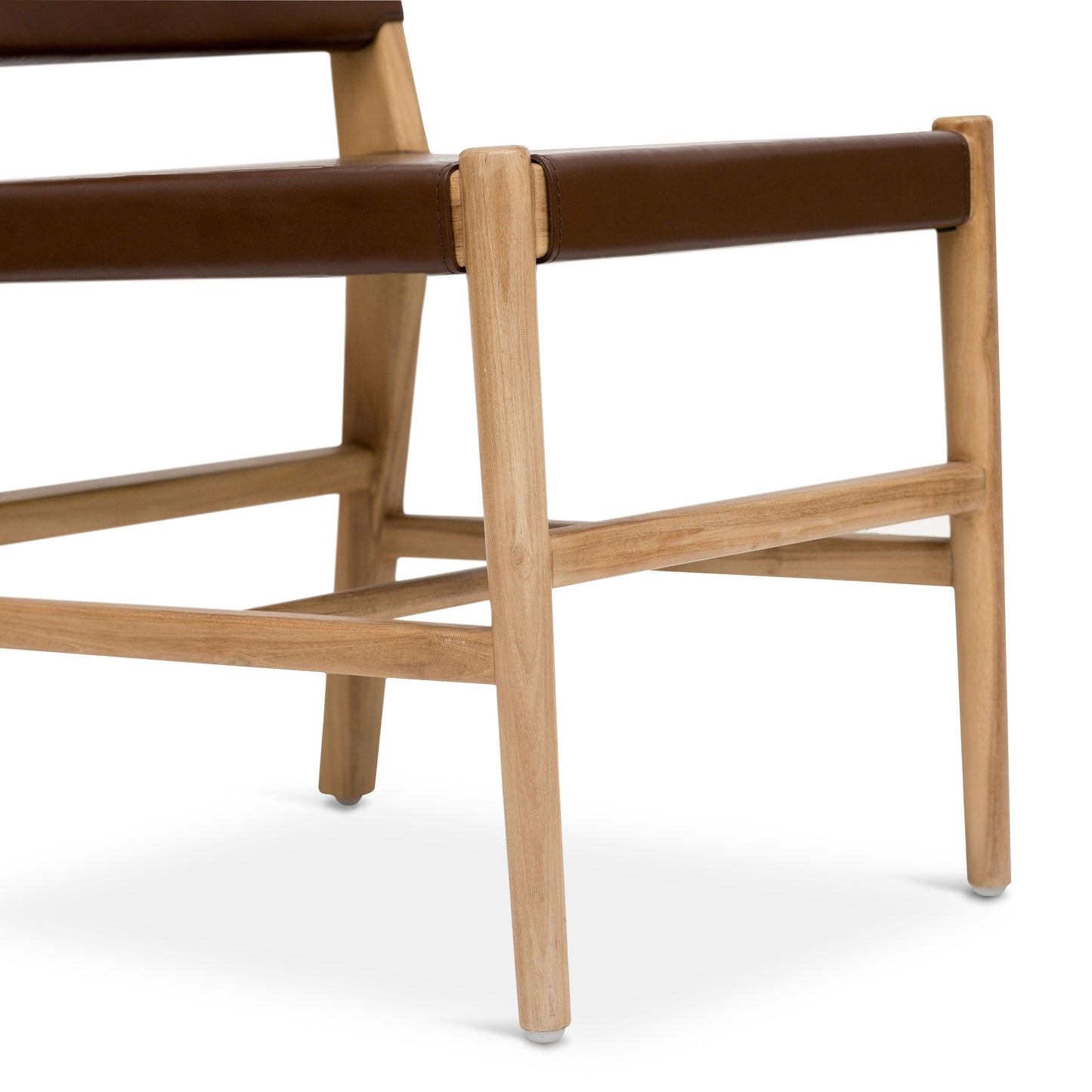 Riavolo Teak & Leather Dining Chair | Molten Brown
