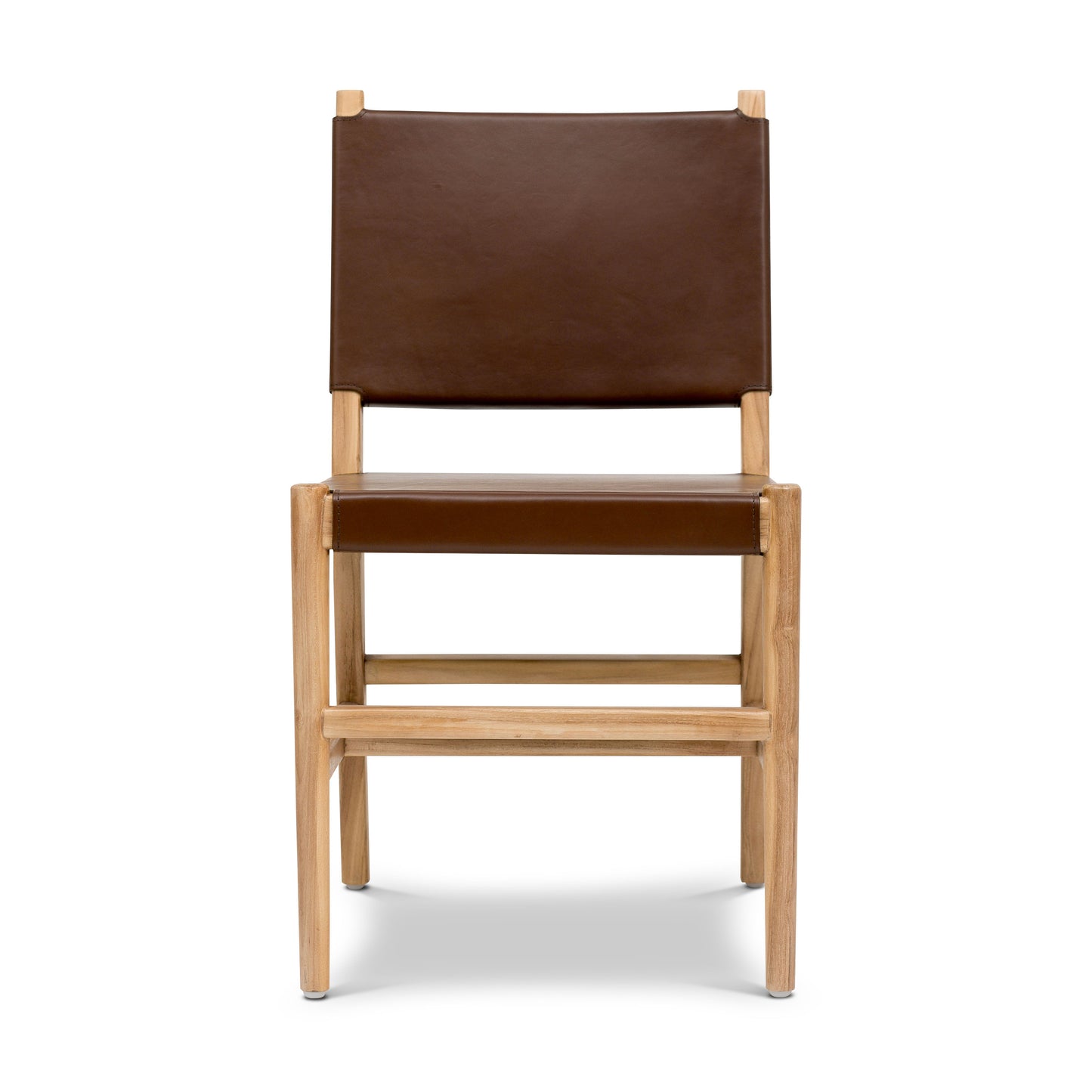 Riavolo Teak & Leather Dining Chair | Molten Brown