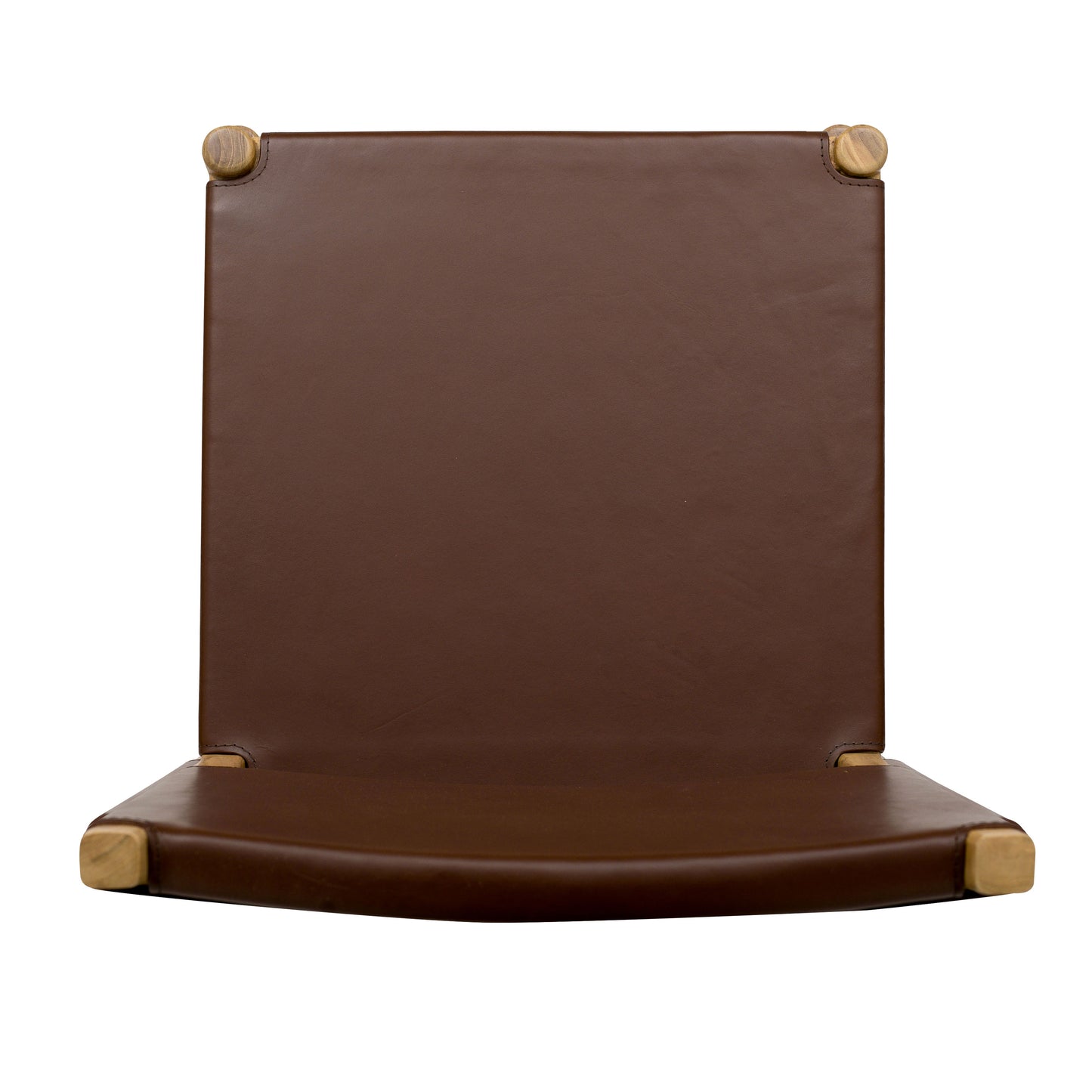 Riavolo Teak & Leather Dining Chair | Molten Brown