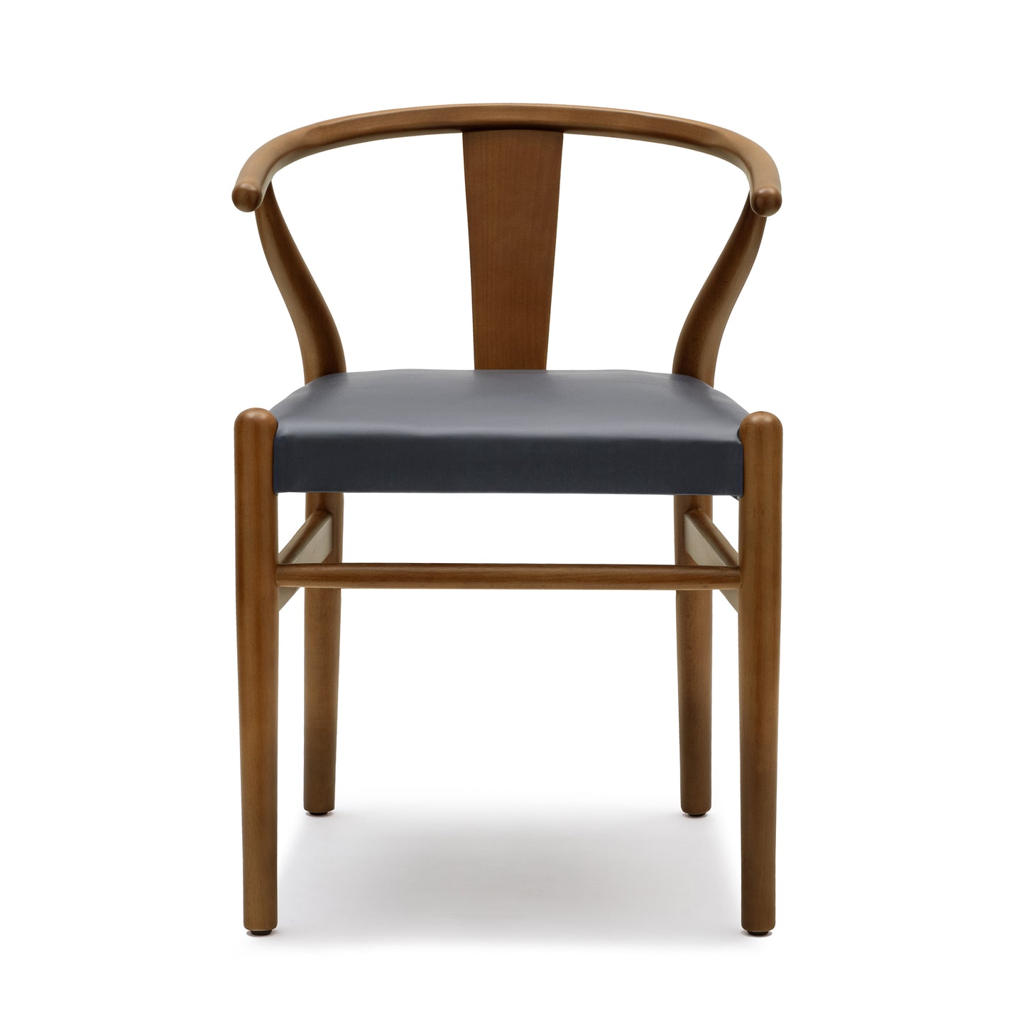 Lev Vegan Leather Dining Chair | Blue | Set of 2