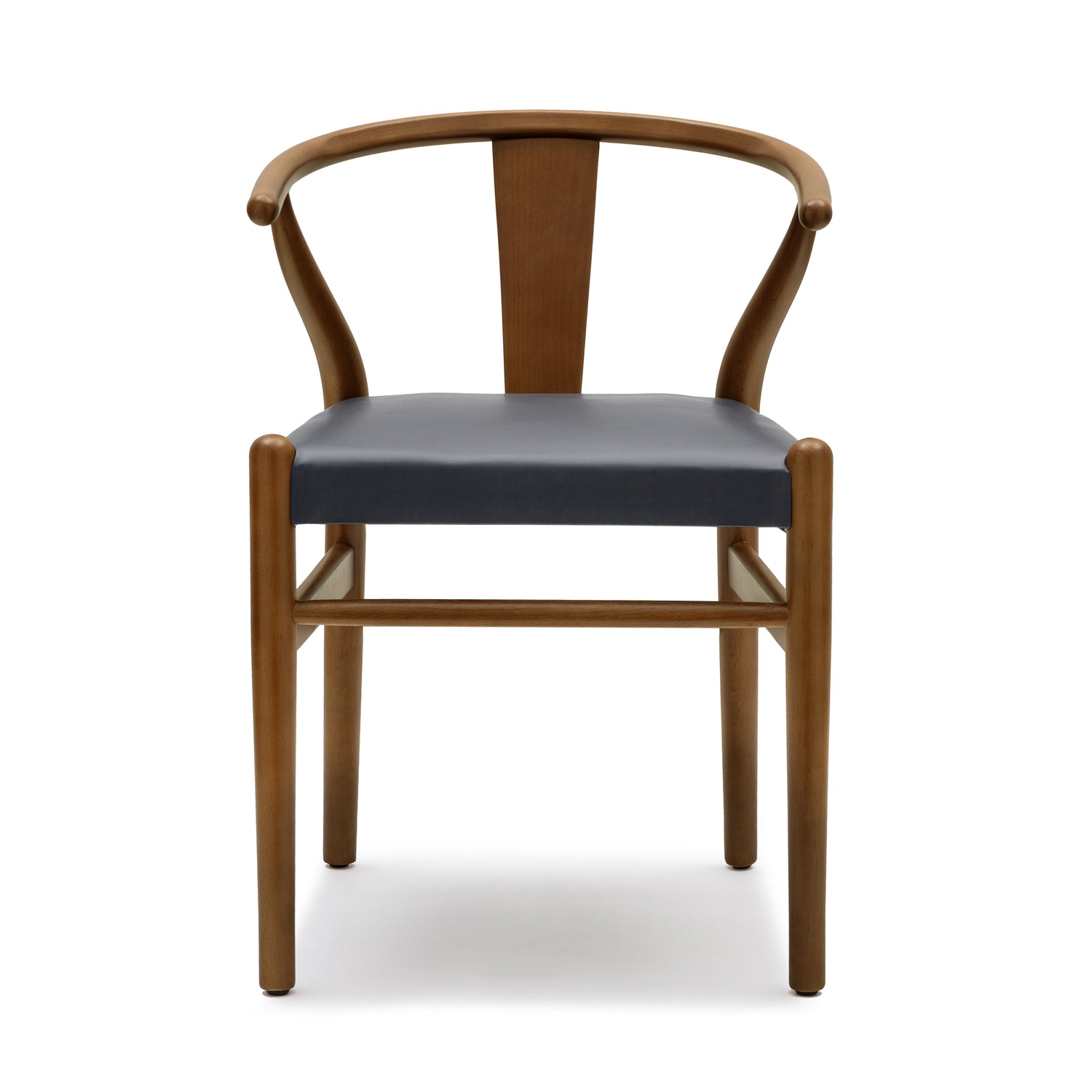 Lev Vegan Leather Dining Chair | Blue | Set of 2 