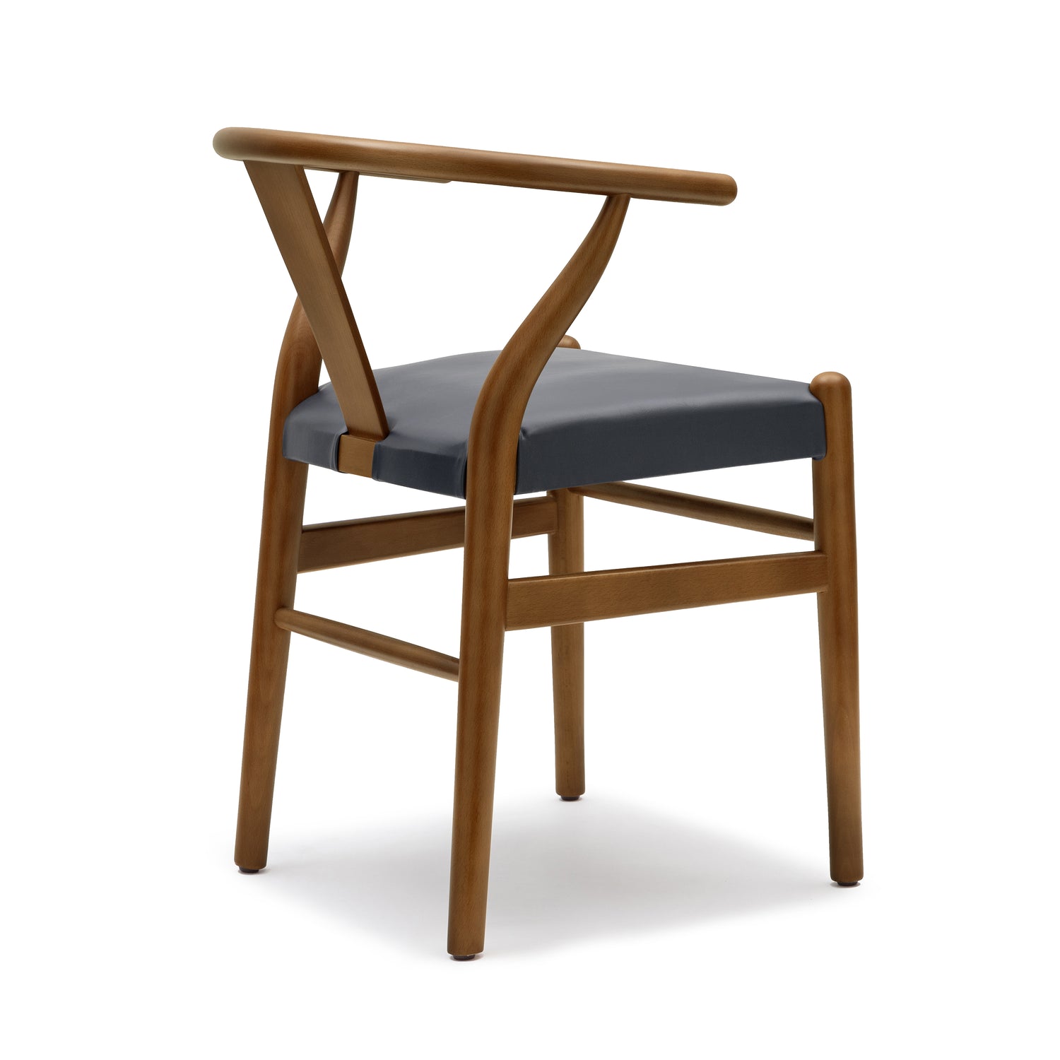 Lev Vegan Leather Dining Chair | Blue | Set of 2 
