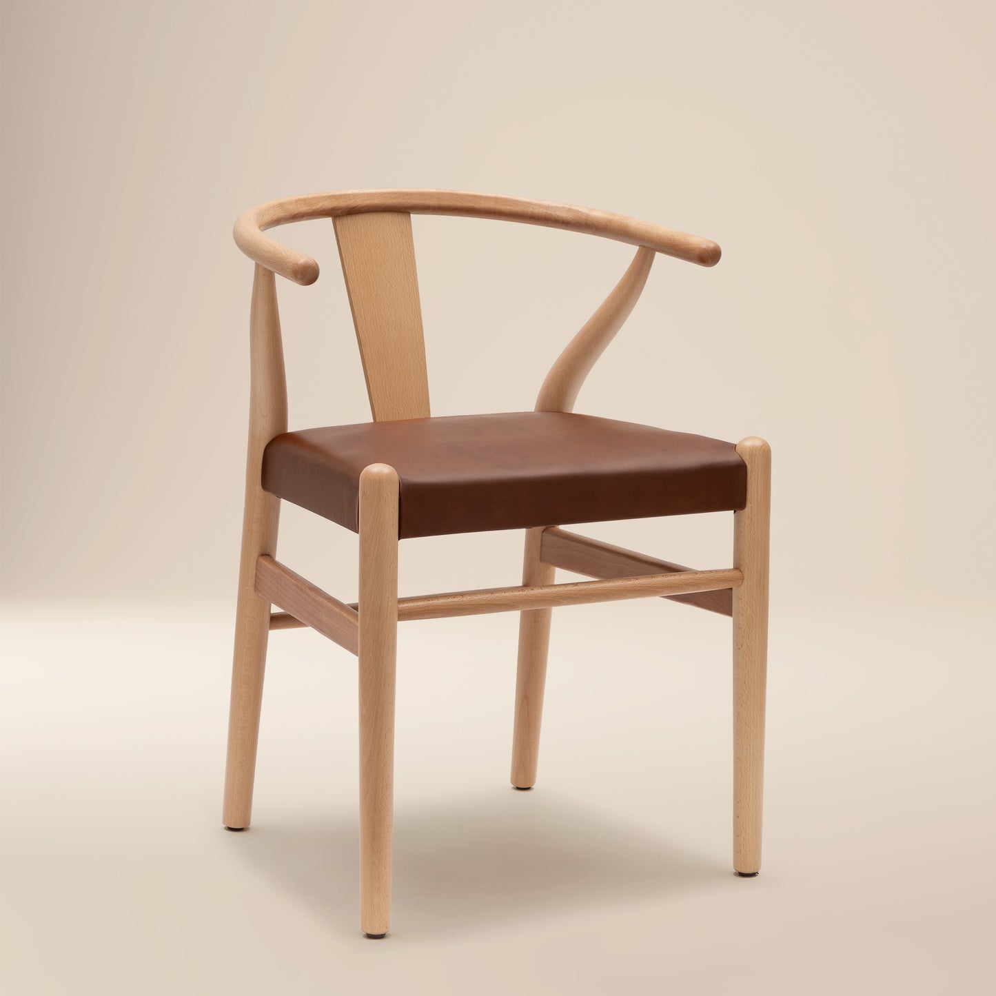 Lev Vegan Leather Dining Chair | Natural | Set of 2