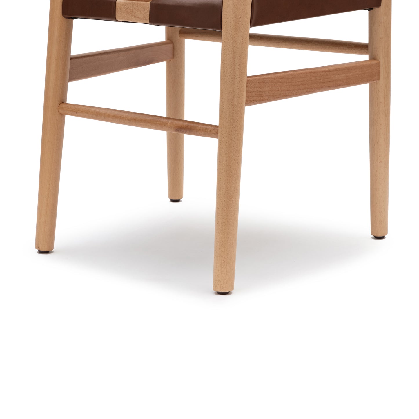 Lev Vegan Leather Dining Chair | Natural | Set of 2