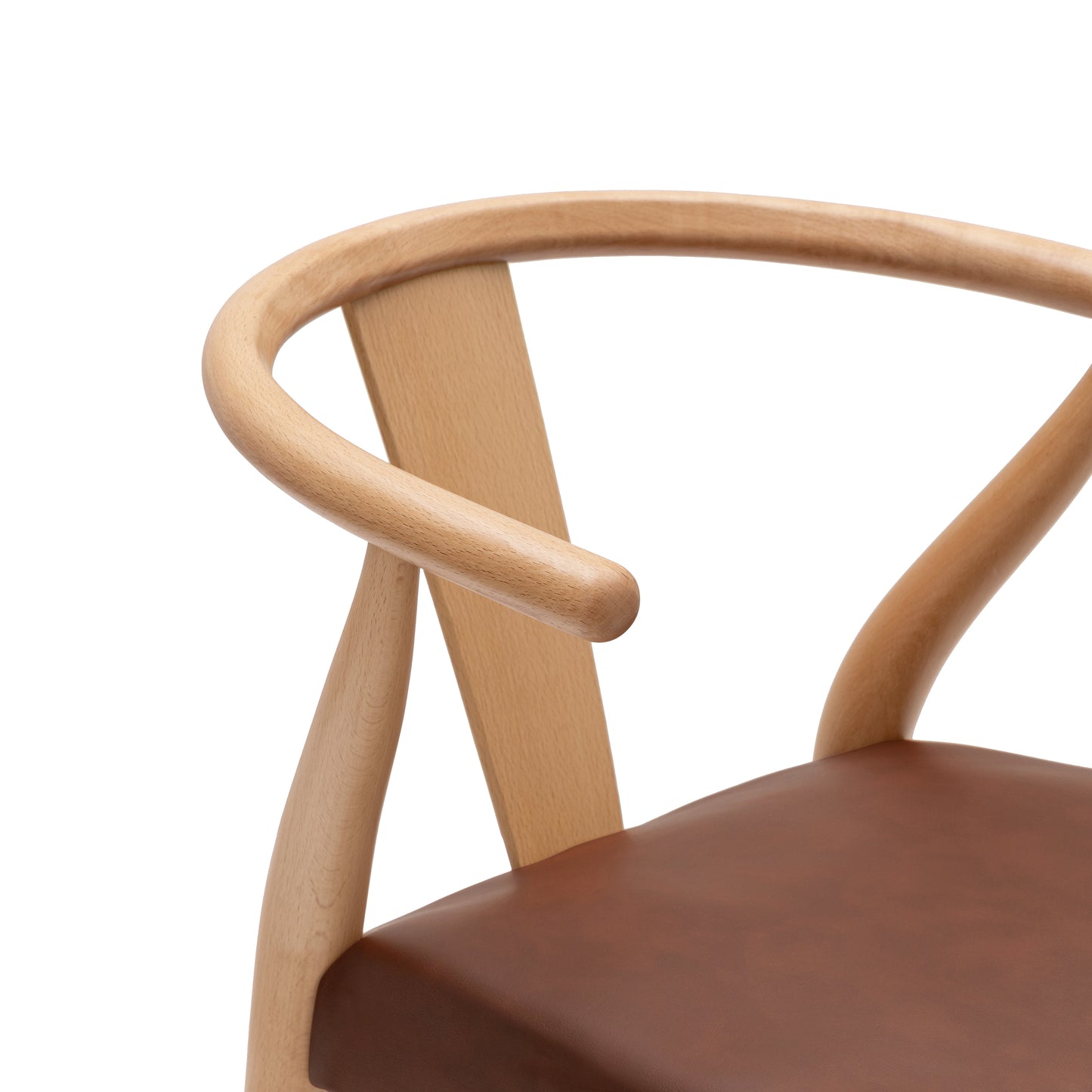 Lev Vegan Leather Dining Chair | Natural | Set of 2