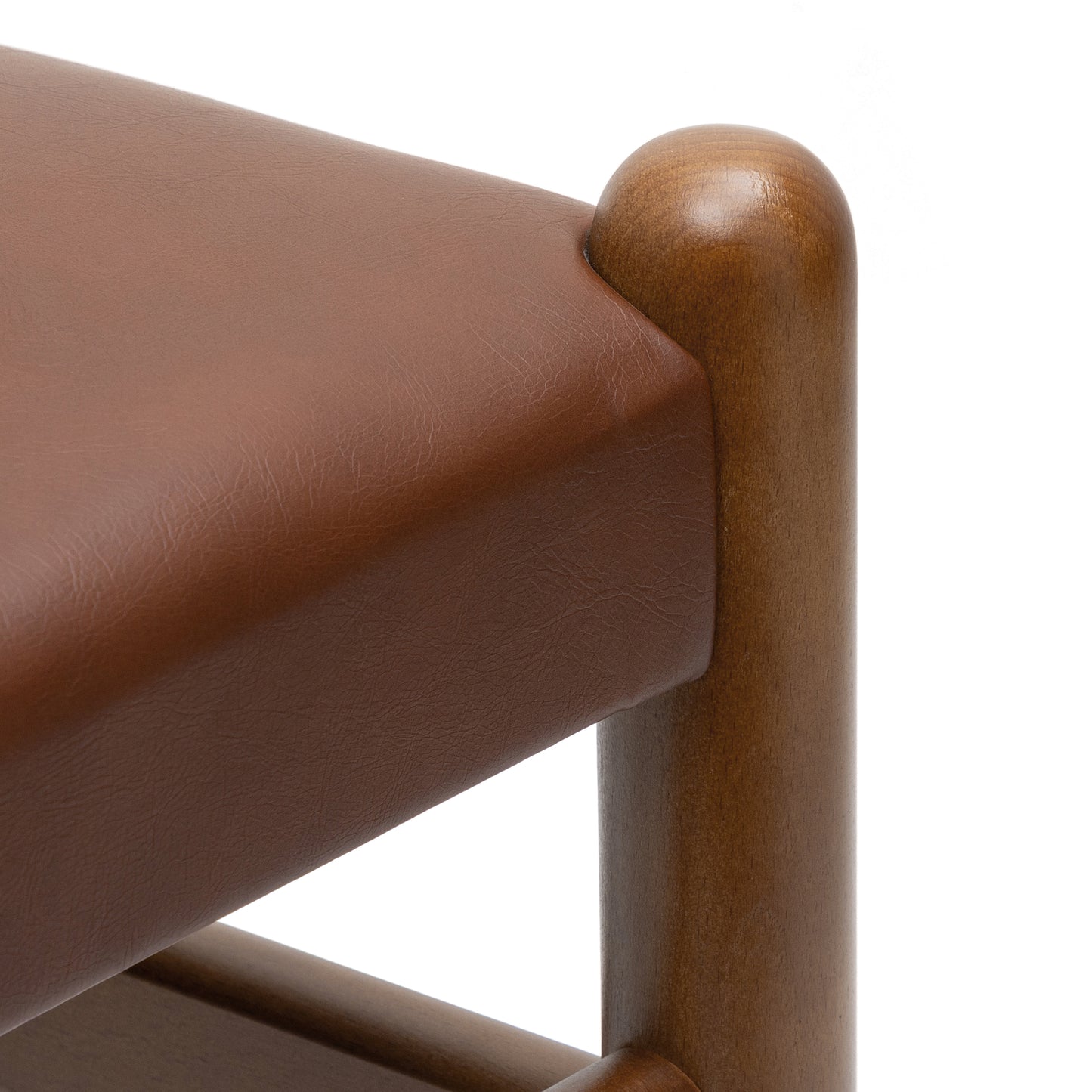 Lev Vegan Leather Dining Chair | Walnut | Set of 2
