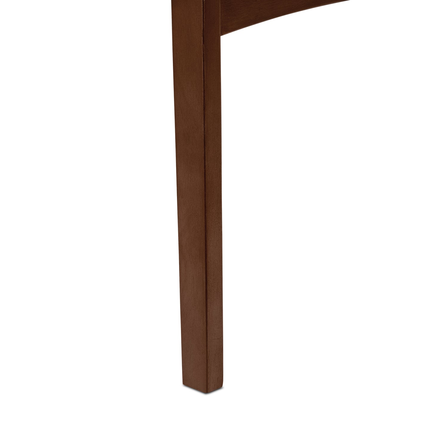 Oliva Leather Dining Chair | Black/Walnut
