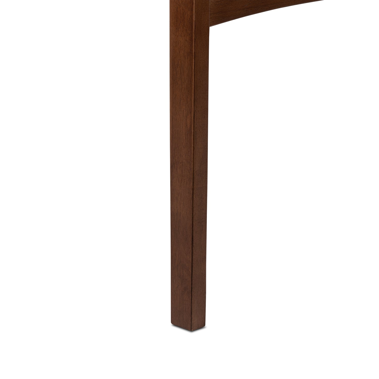 Oliva Leather Dining Chair | Green/Walnut 
