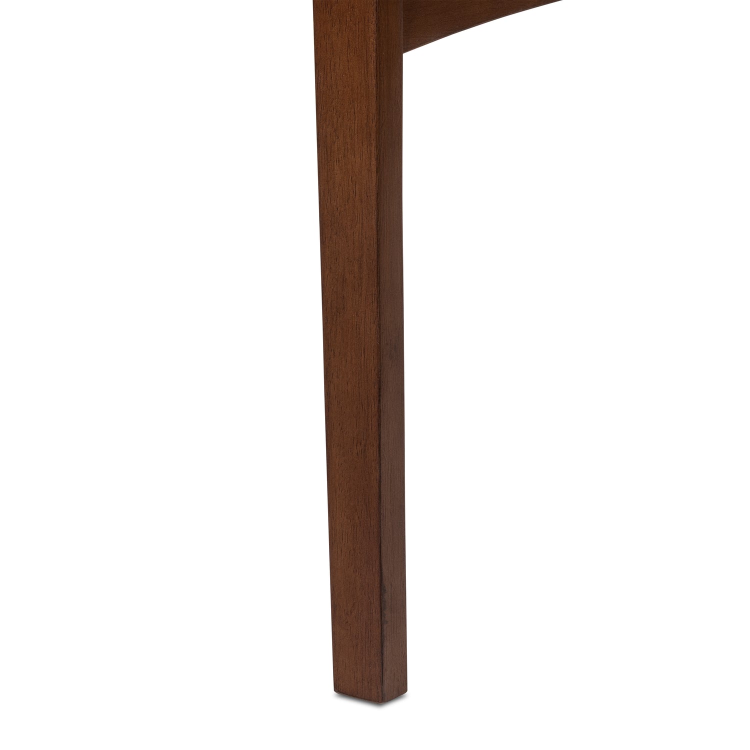 Oliva Leather Dining Chair | Tan/Walnut 