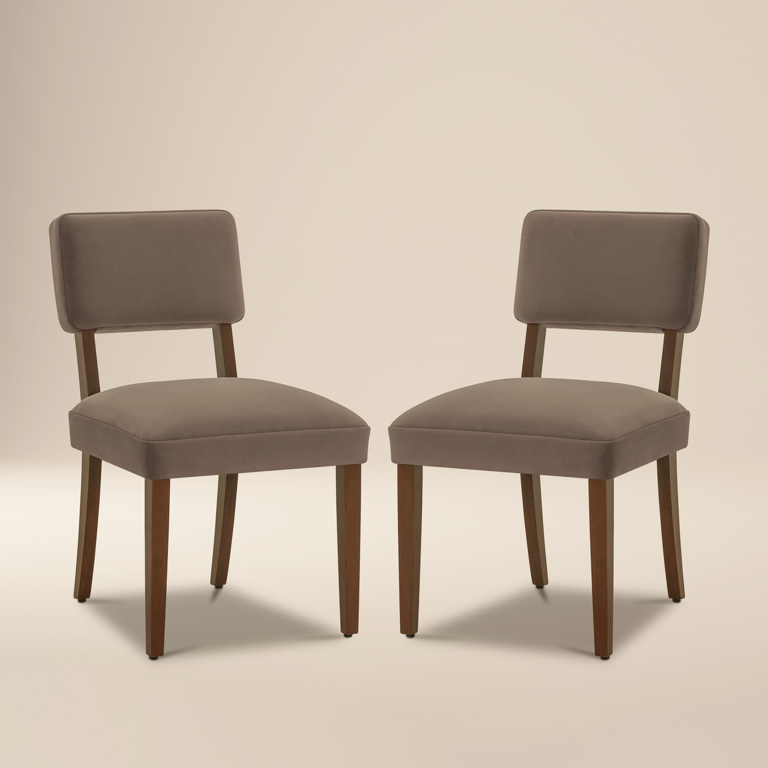 Cabris Dining Chair | Serene Brown | Set of 2 