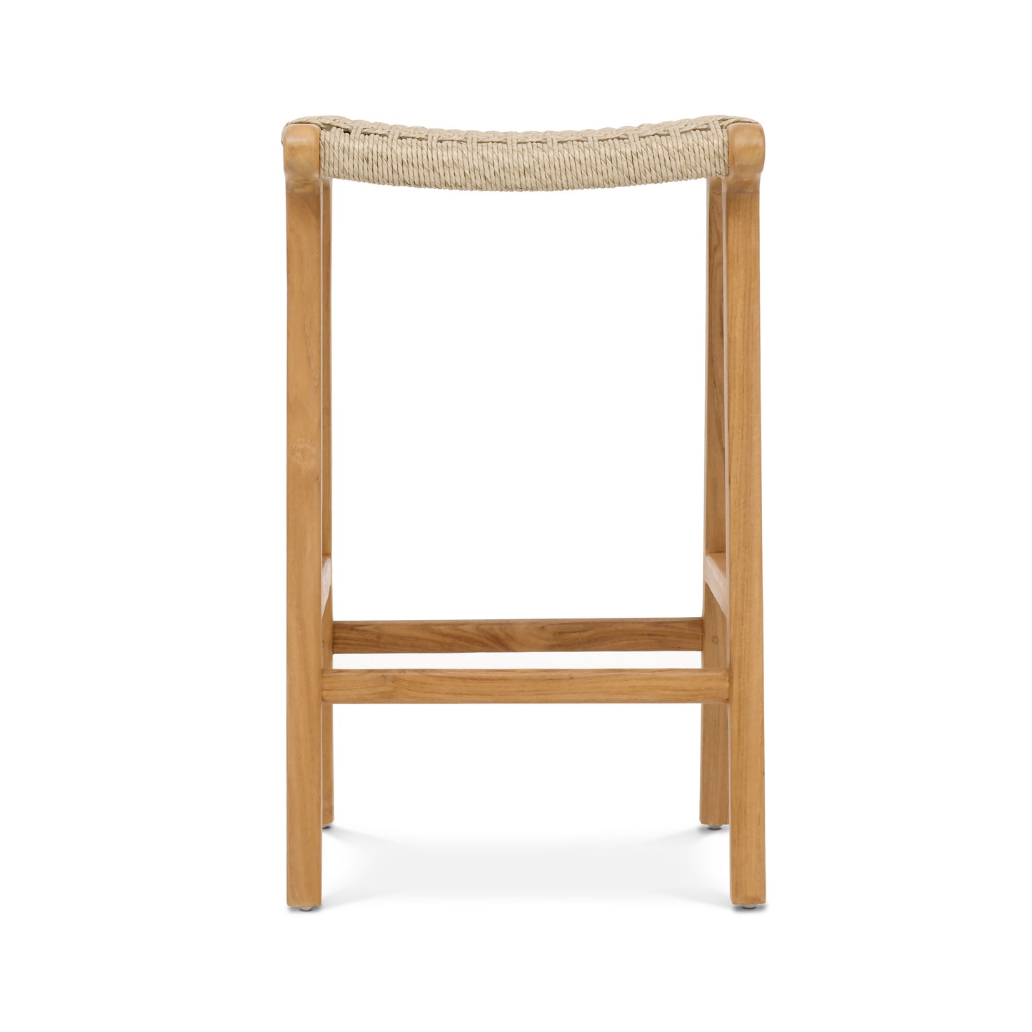 Batu Indoor / Outdoor Backless Counter Height Stool | Maya Natural