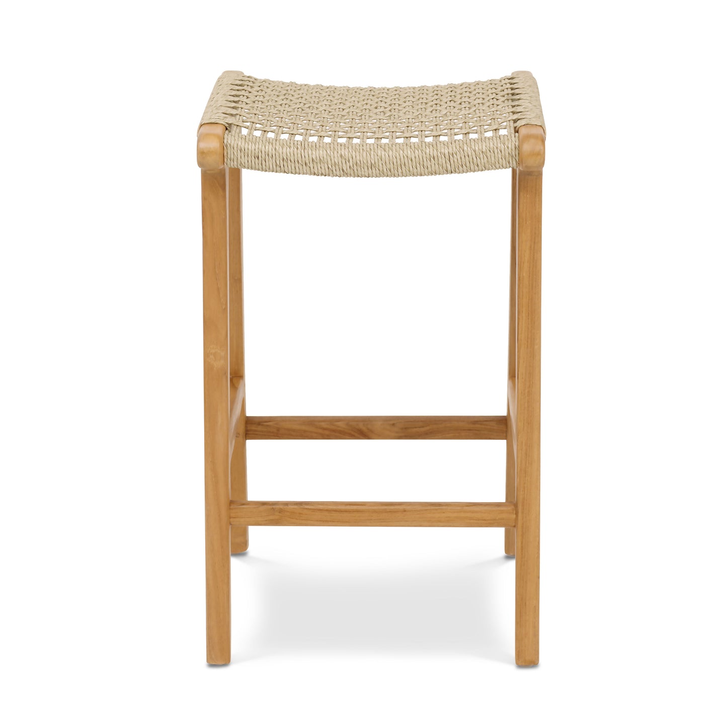 Batu Indoor / Outdoor Backless Counter Height Stool | Maya Natural