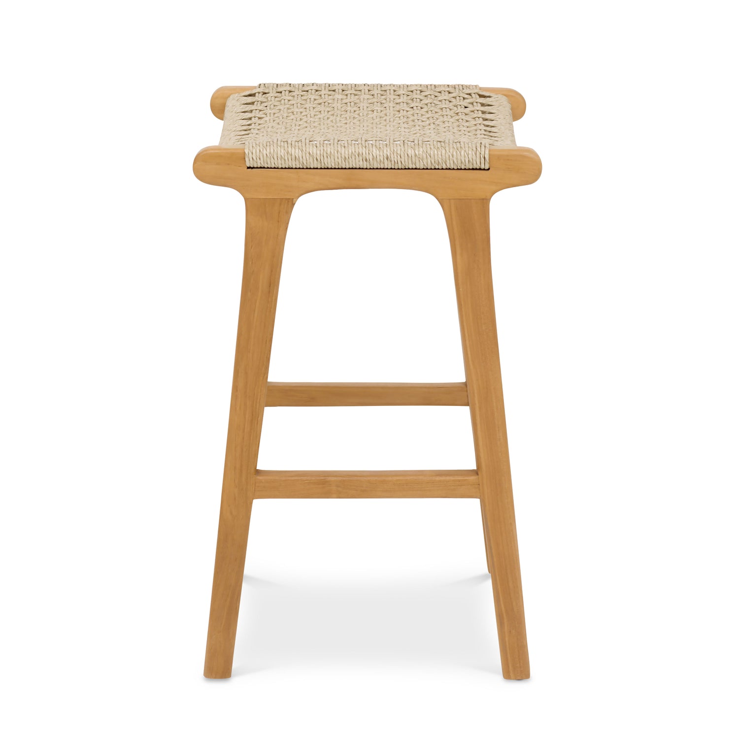 Batu Indoor / Outdoor Backless Counter Height Stool | Maya Natural 