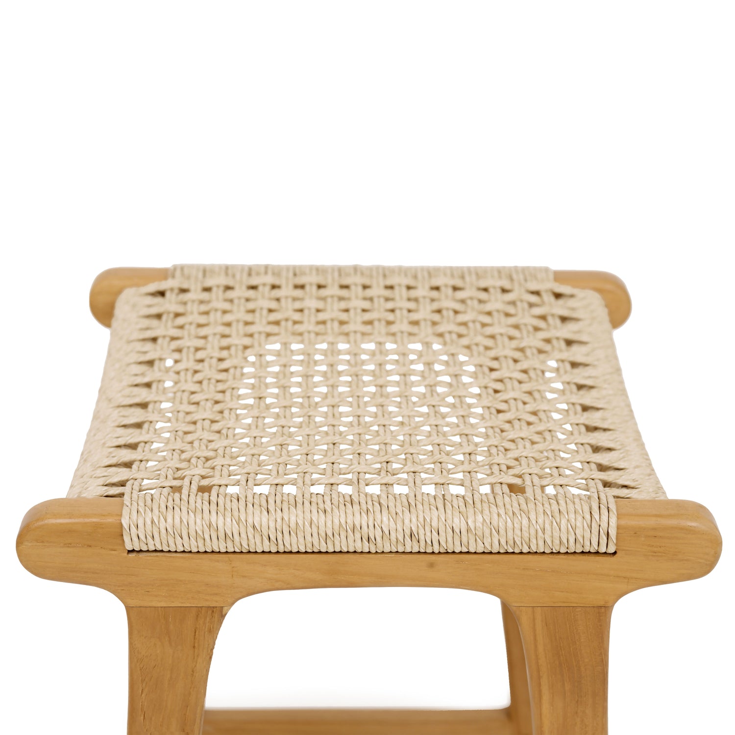 Batu Indoor / Outdoor Backless Counter Height Stool | Maya Natural 
