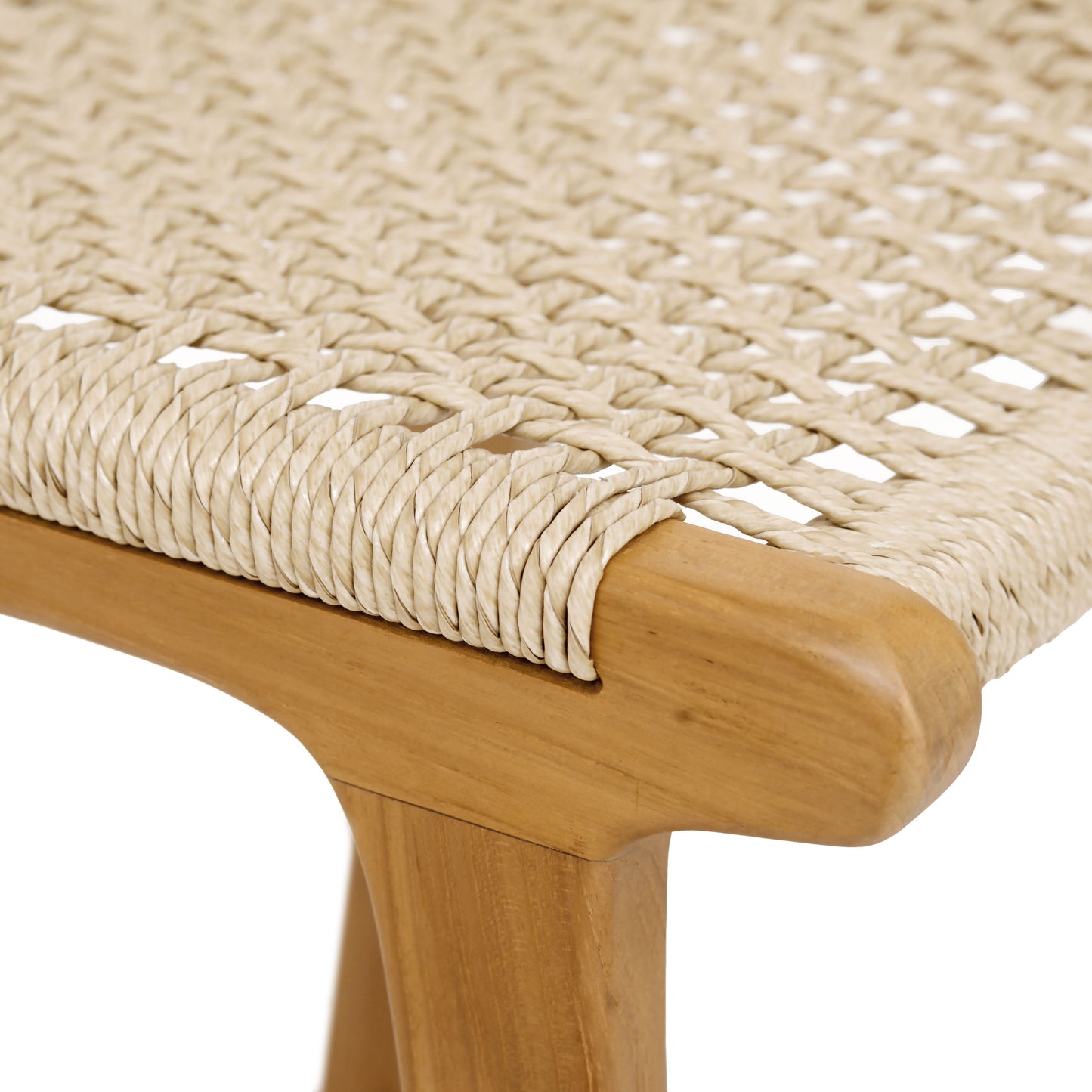 Batu Indoor / Outdoor Backless Counter Height Stool | Maya Natural