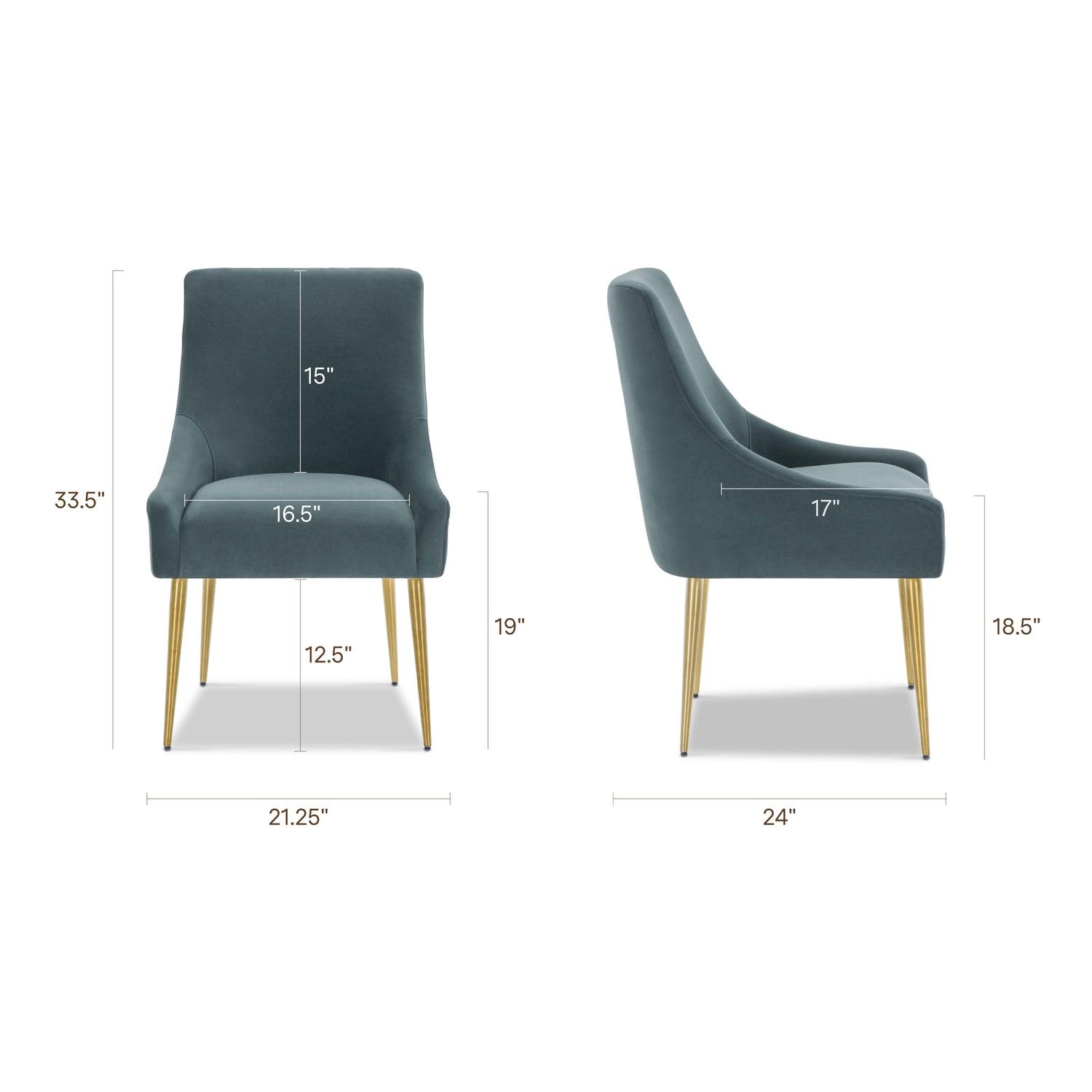 Marit Dining Chair | Shadow Teal 