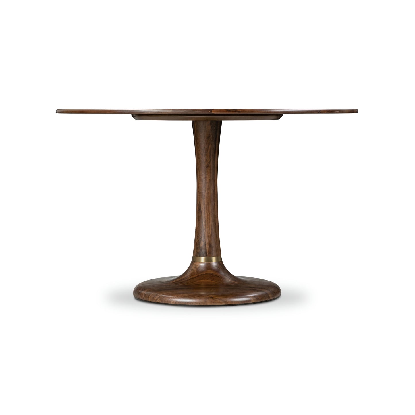 Marla 47.25" Round Dining Table | Walnut