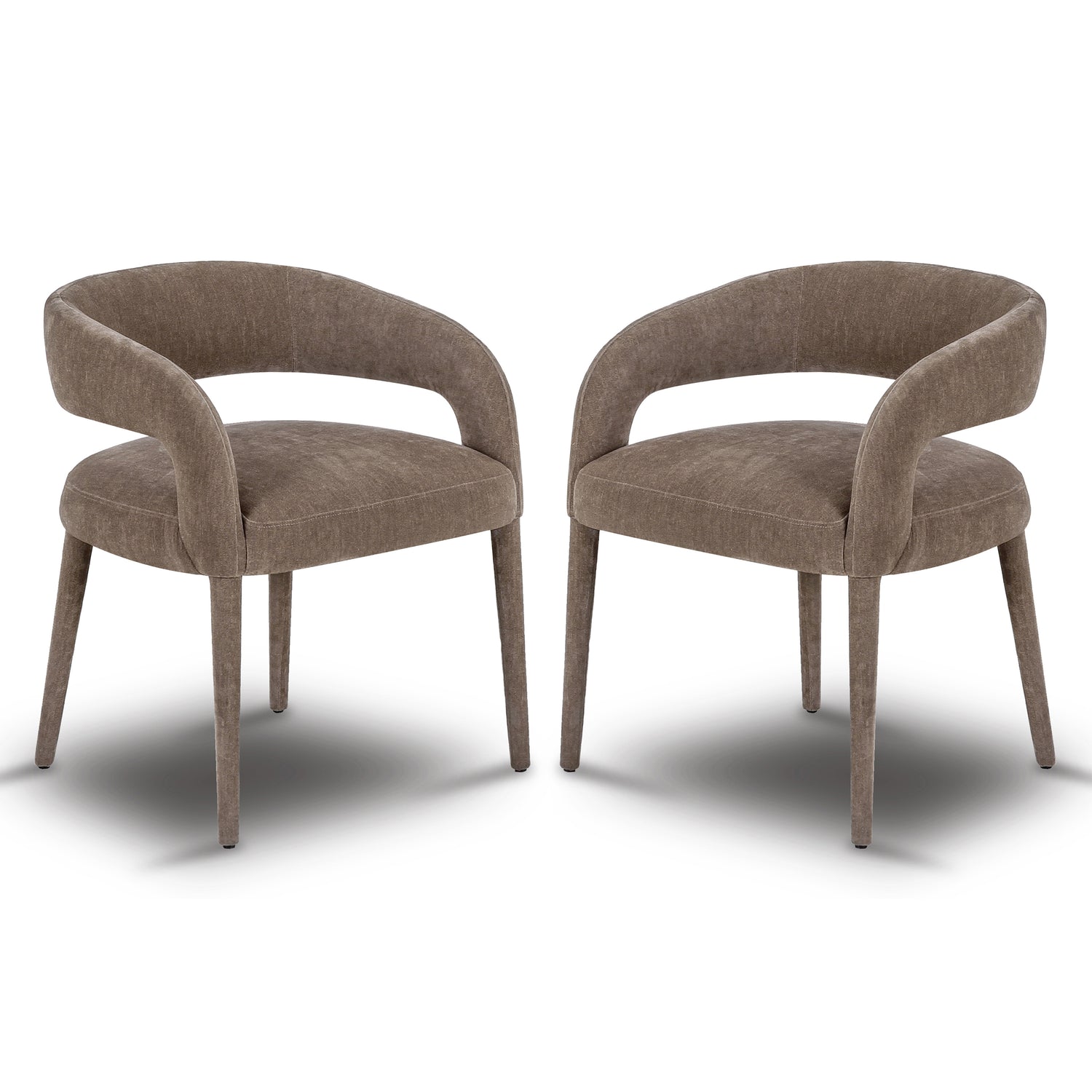 Livia Dining Chair | Fawn Brown | Set of 2 