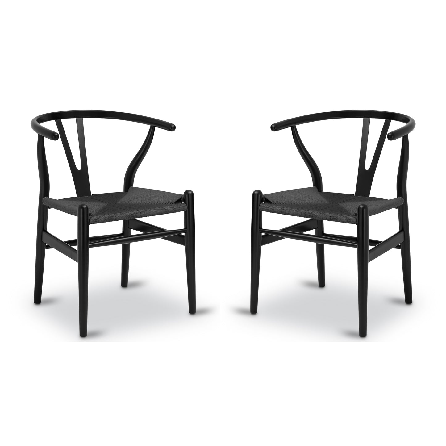 Weave Chair | Pitch Black | Set of 2
