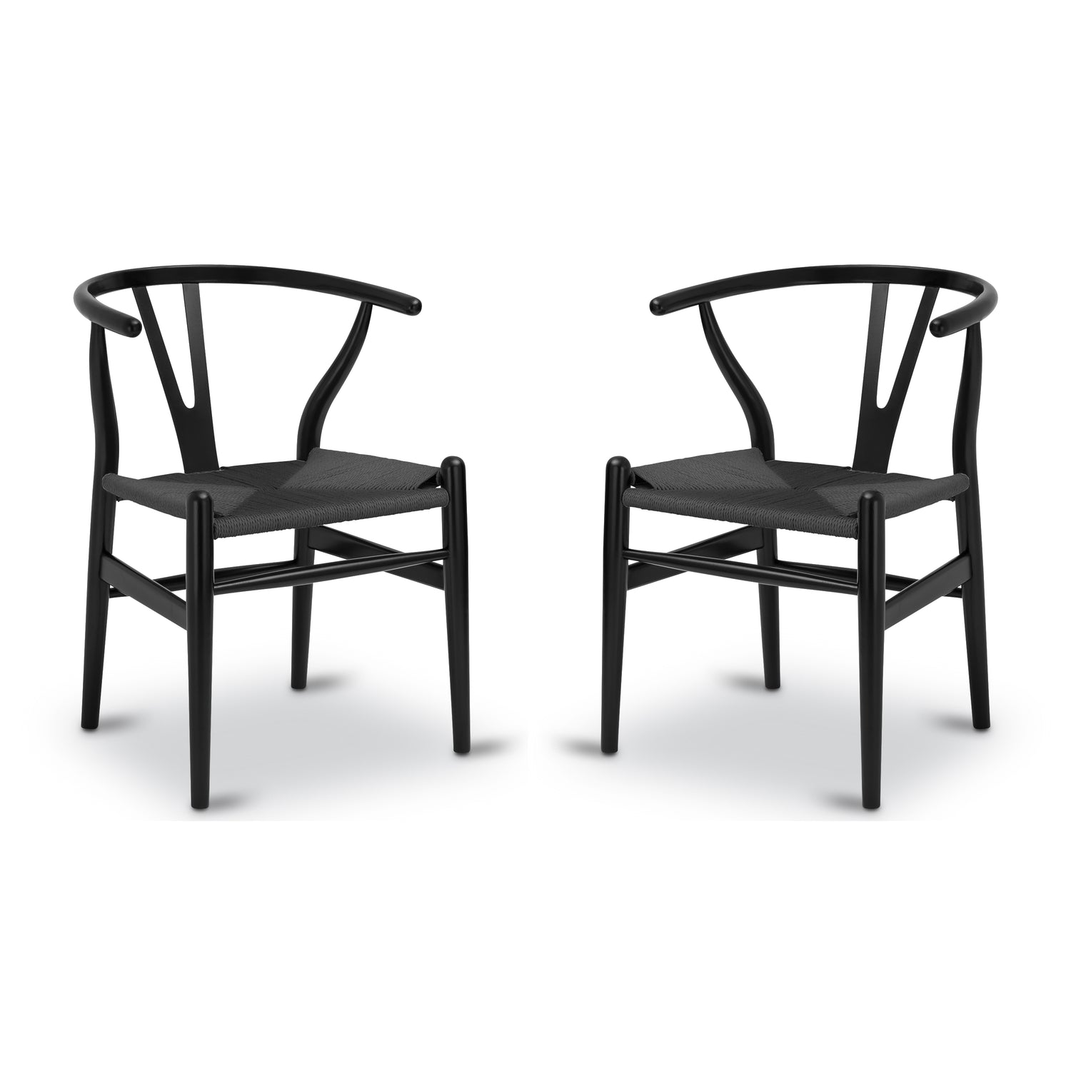 Weave Chair | Pitch Black | Set of 2 