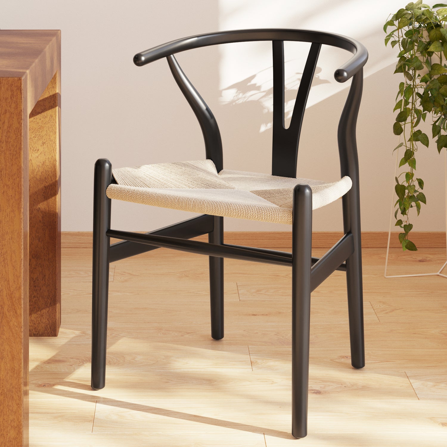 Weave Chair | Black | Set of 2 lifestyle_image