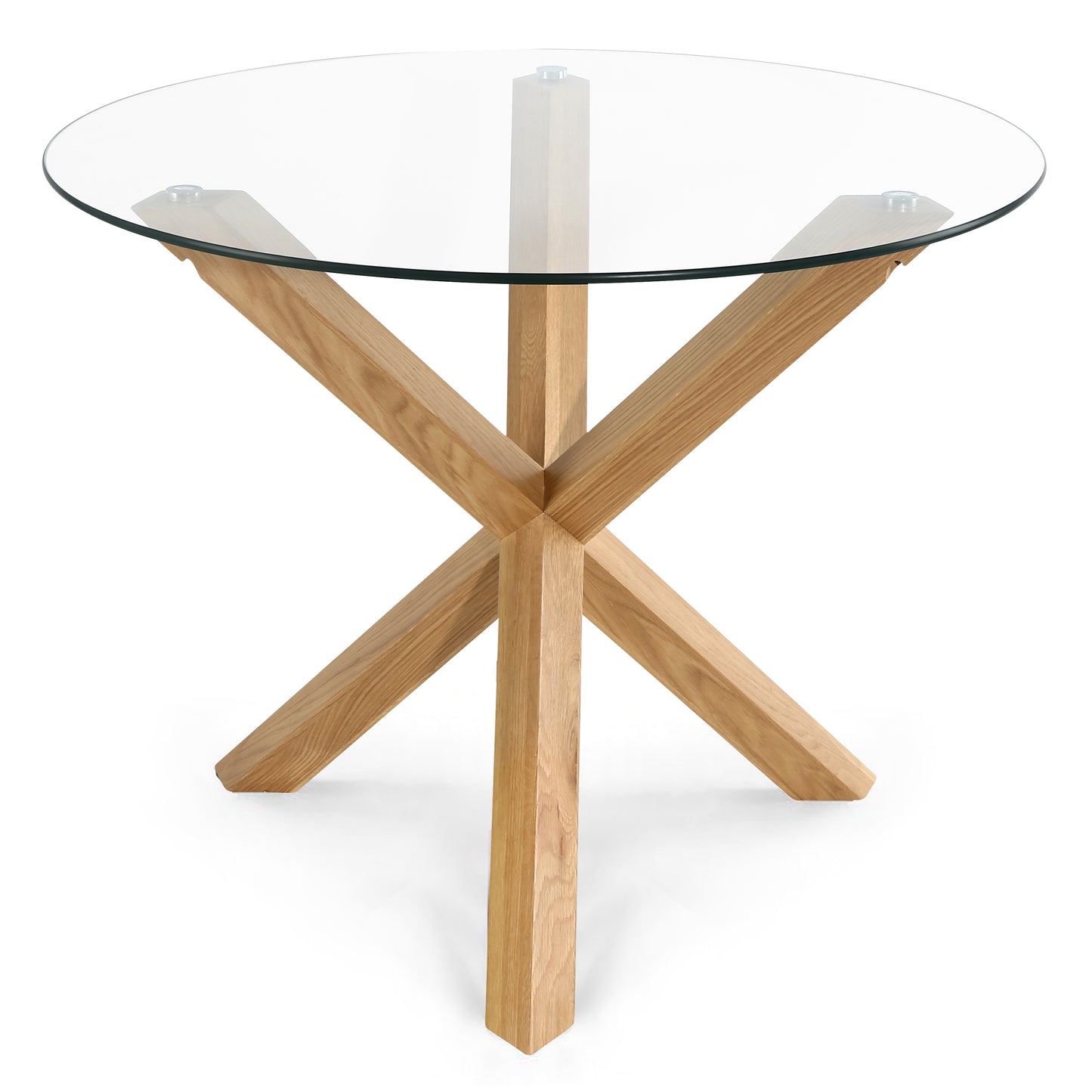 Kennedy Round Dining Table (37.4") | Natural