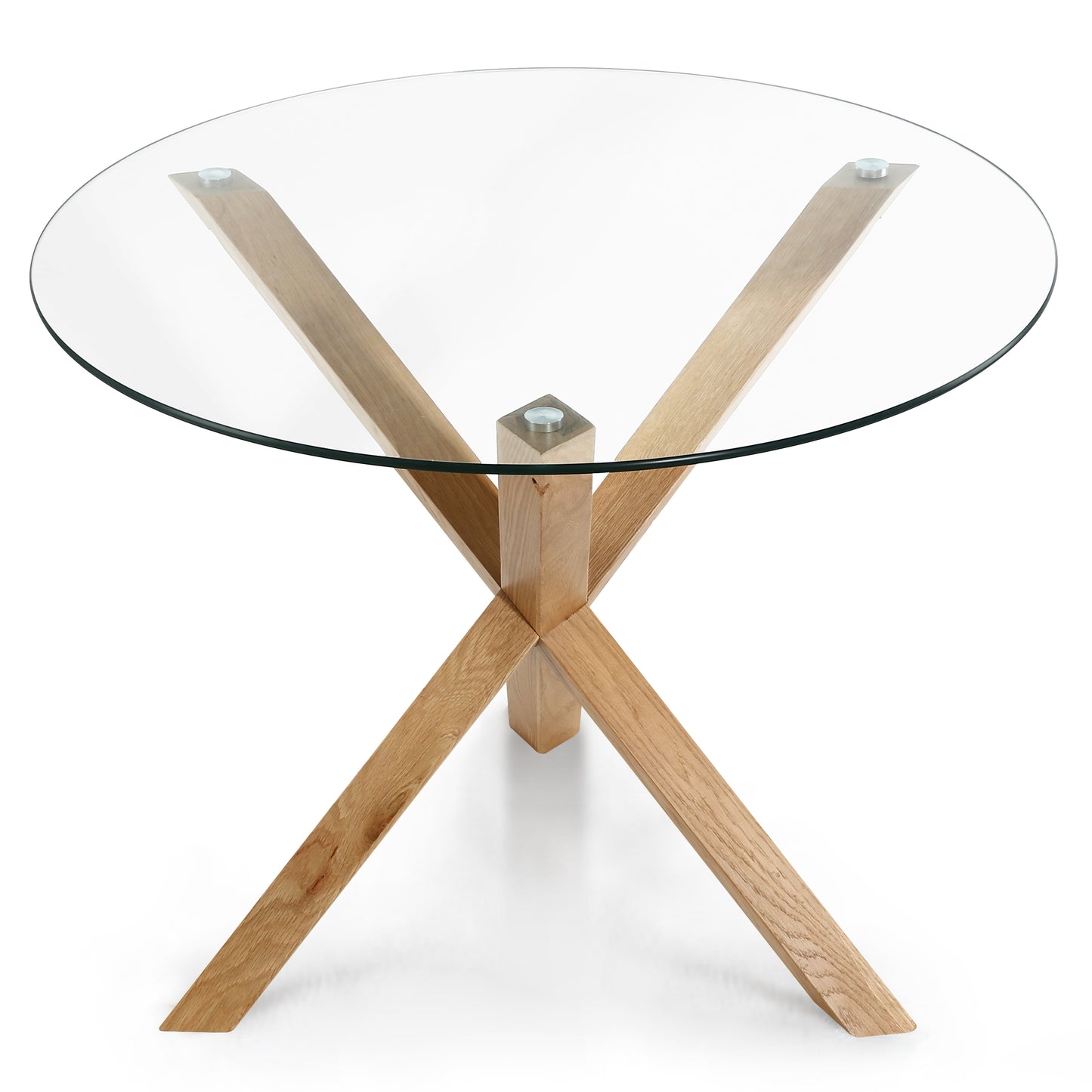 Kennedy Round Dining Table (37.4") | Natural