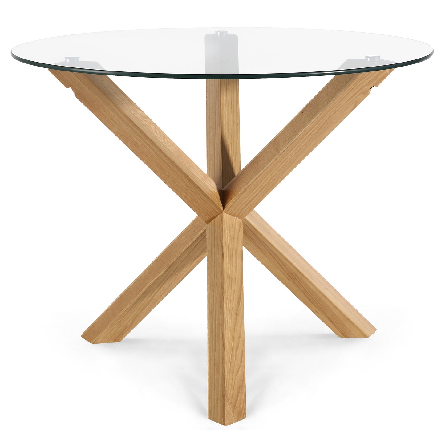 Kennedy Round Dining Table (37.4") | Natural