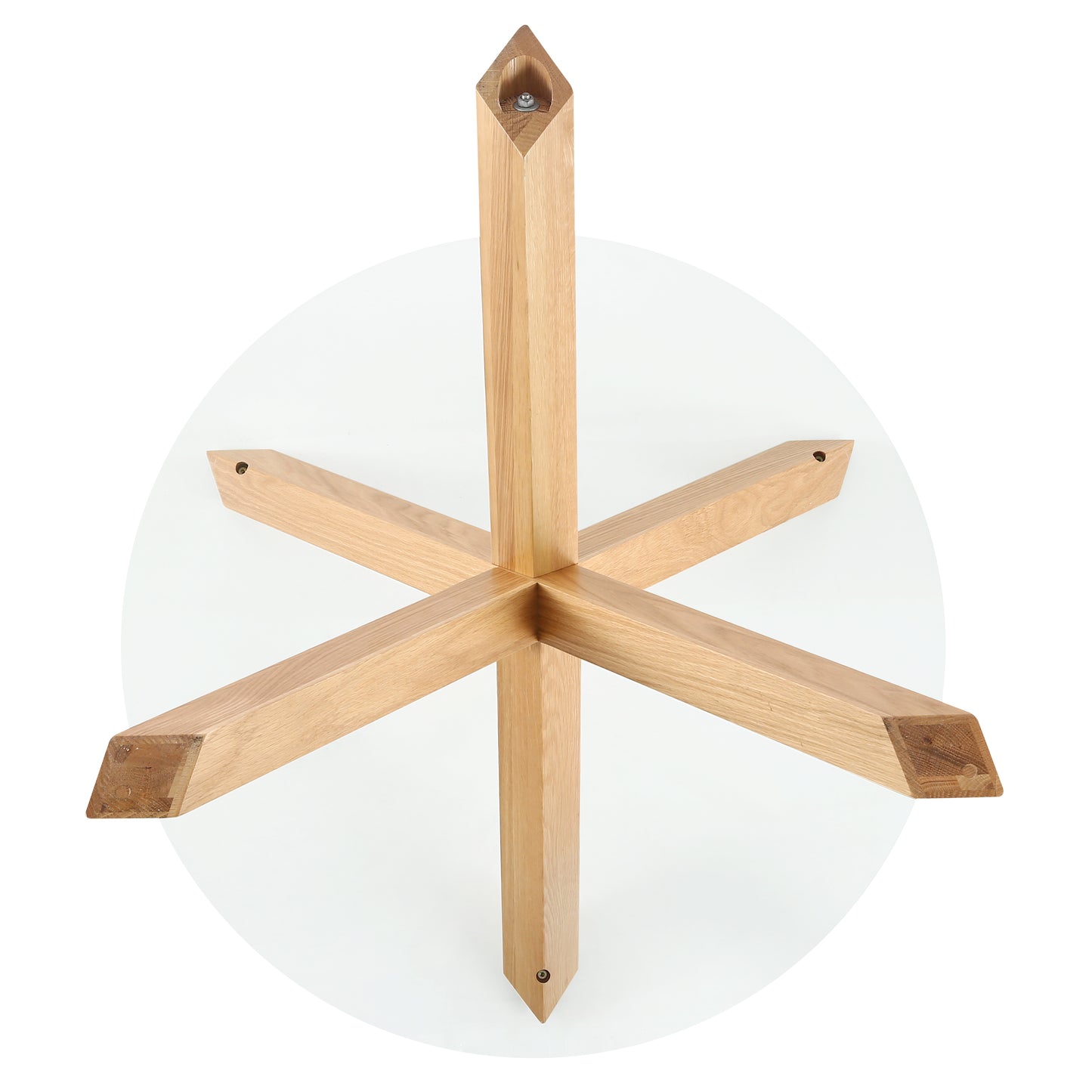 Kennedy Round Dining Table (37.4") | Natural