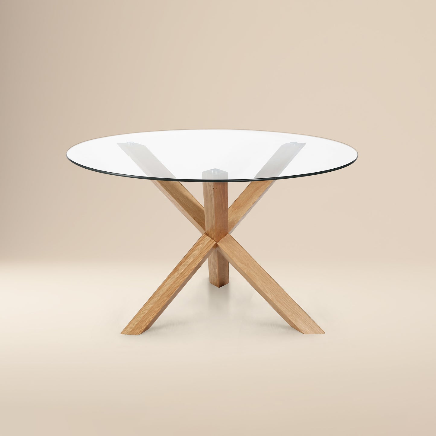 Kennedy Round Dining Table (48") | Natural