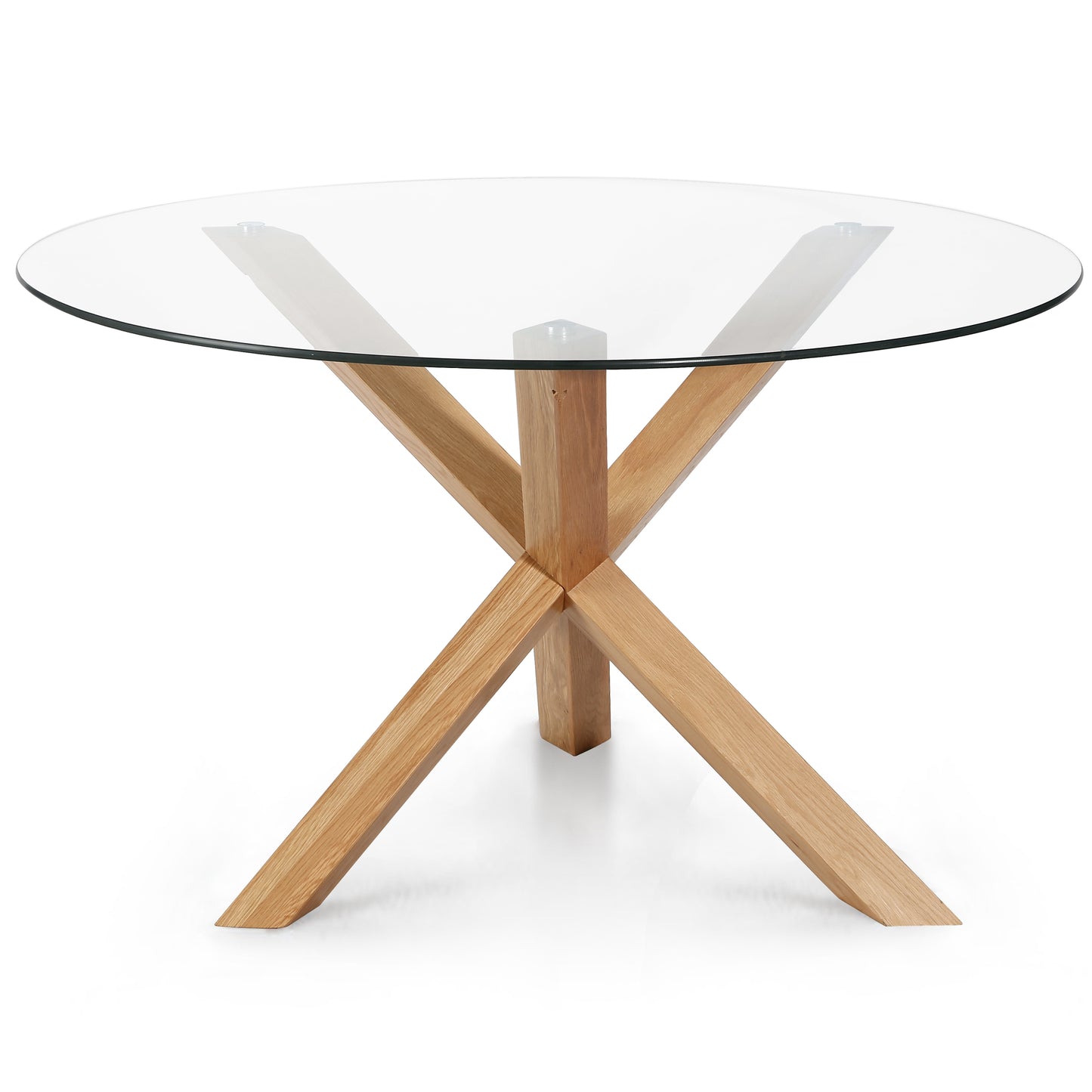 Kennedy Round Dining Table (48") | Natural