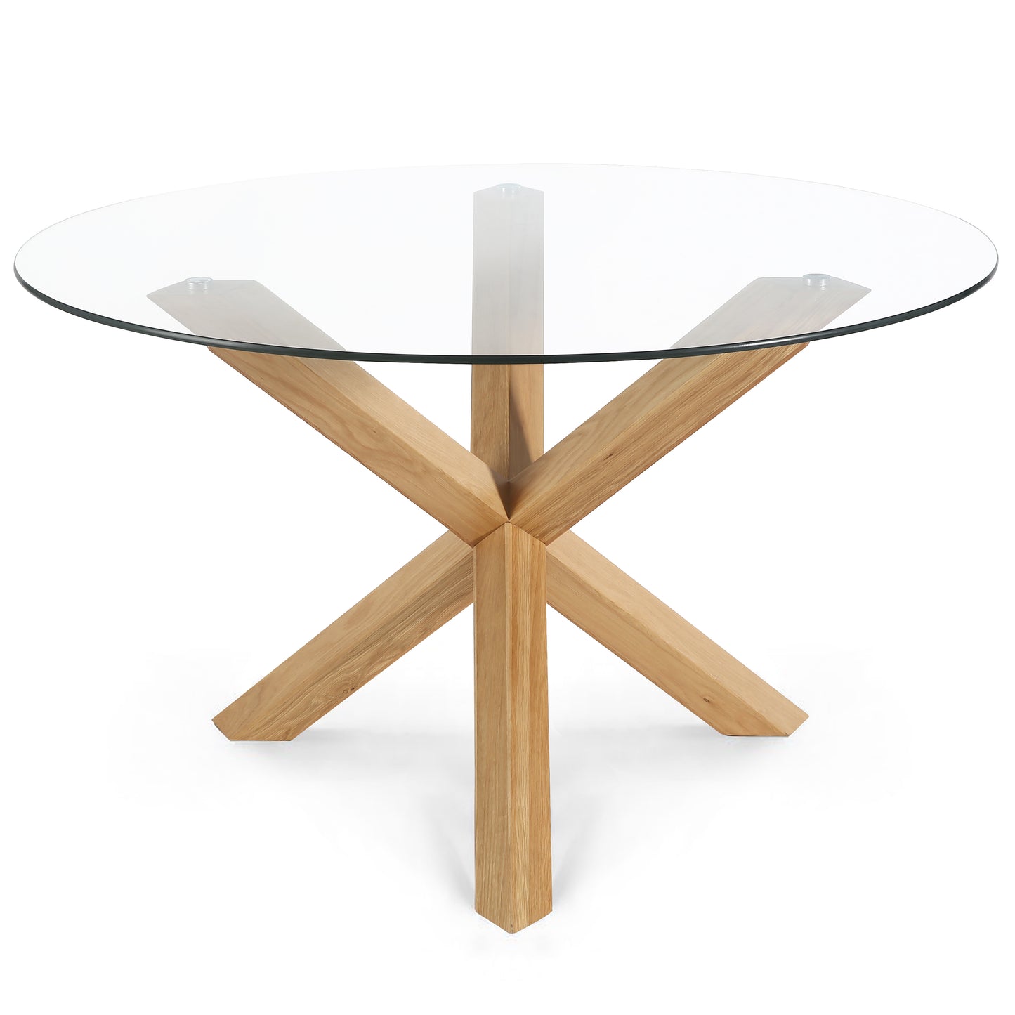 Kennedy Round Dining Table (48") | Natural