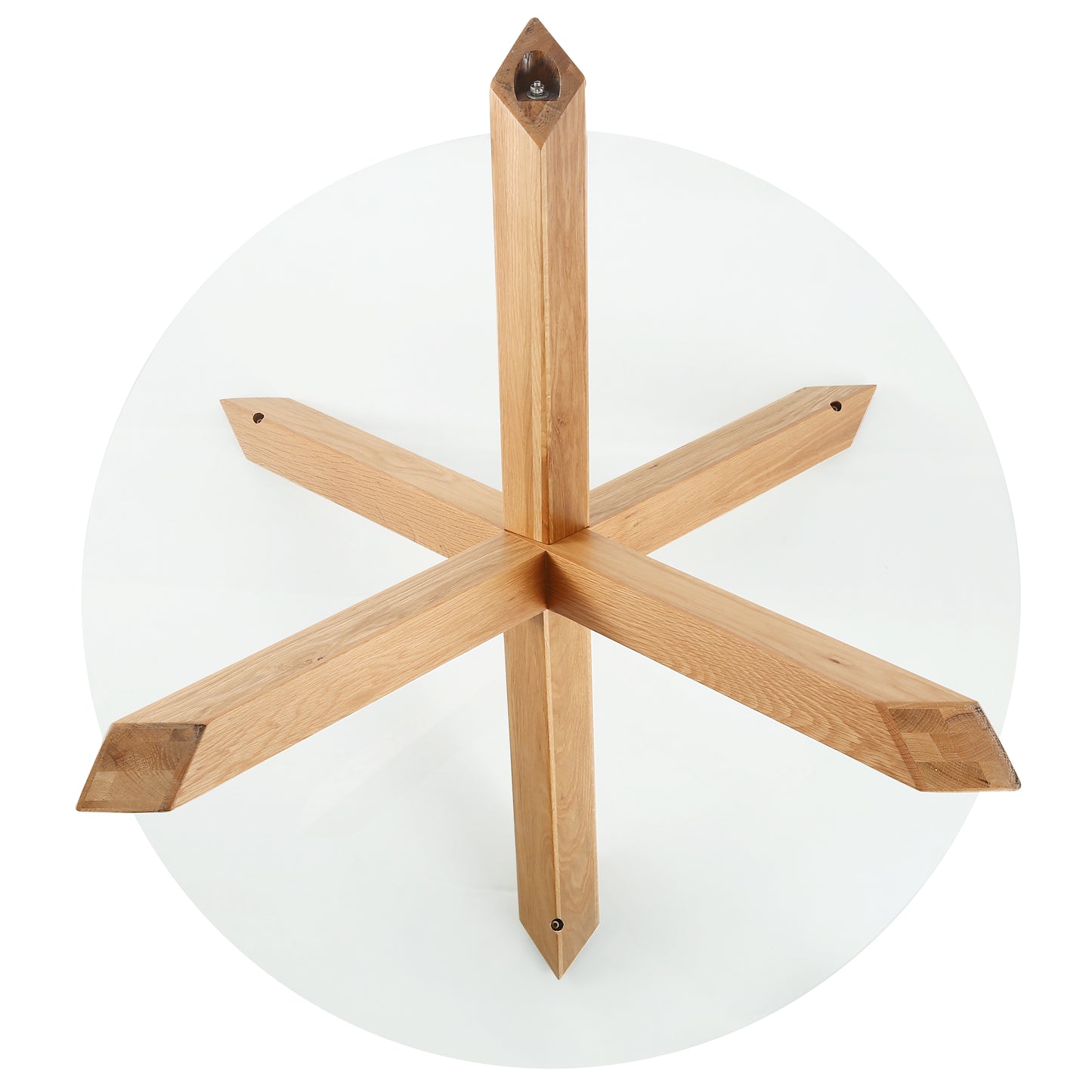 Kennedy Round Dining Table (48") | Natural