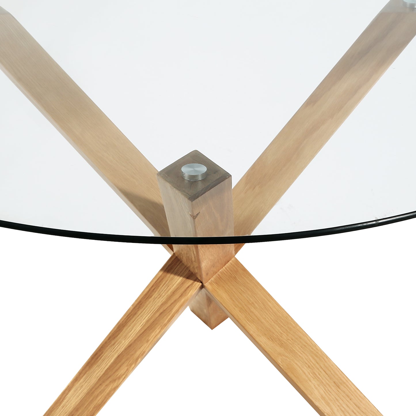 Kennedy Round Dining Table (48") | Natural