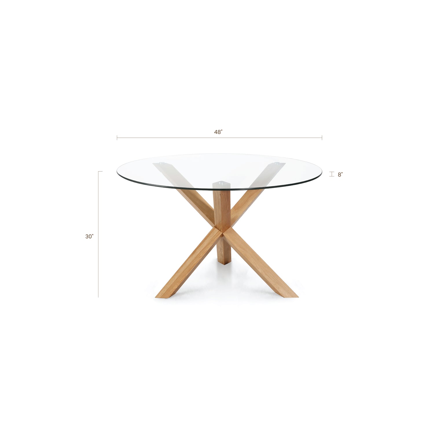 Kennedy Round Dining Table (48