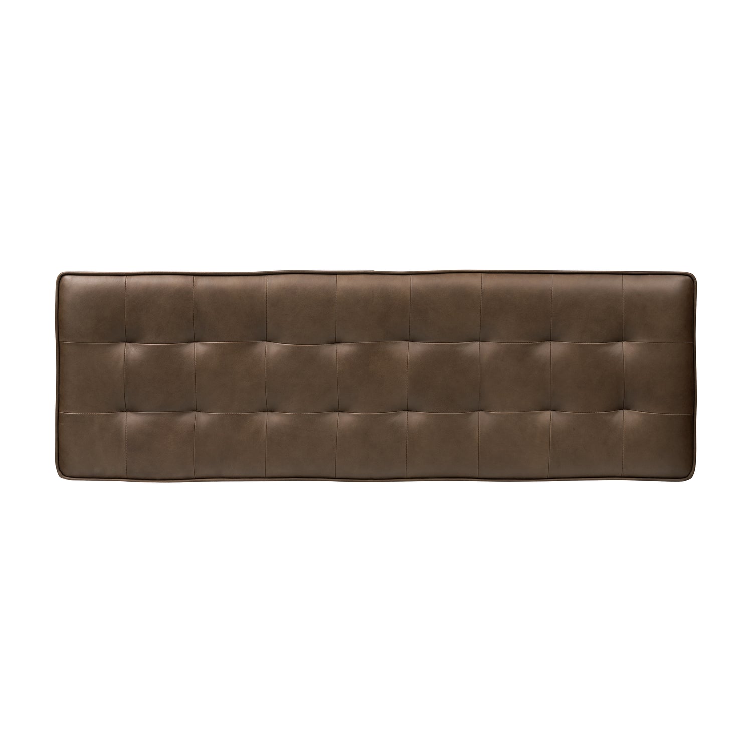 Luca Leather Bench | Cocoa Brown 