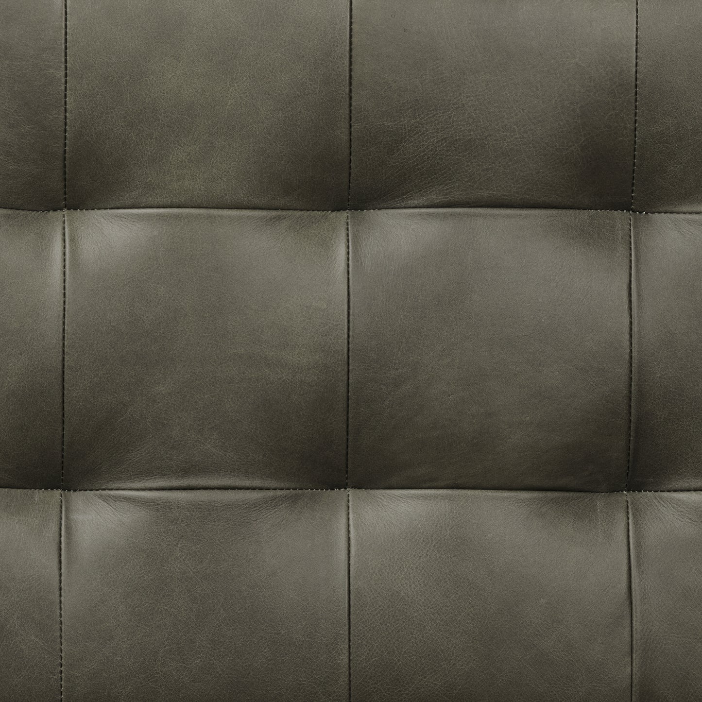 Luca Leather Bench | Olivine Green