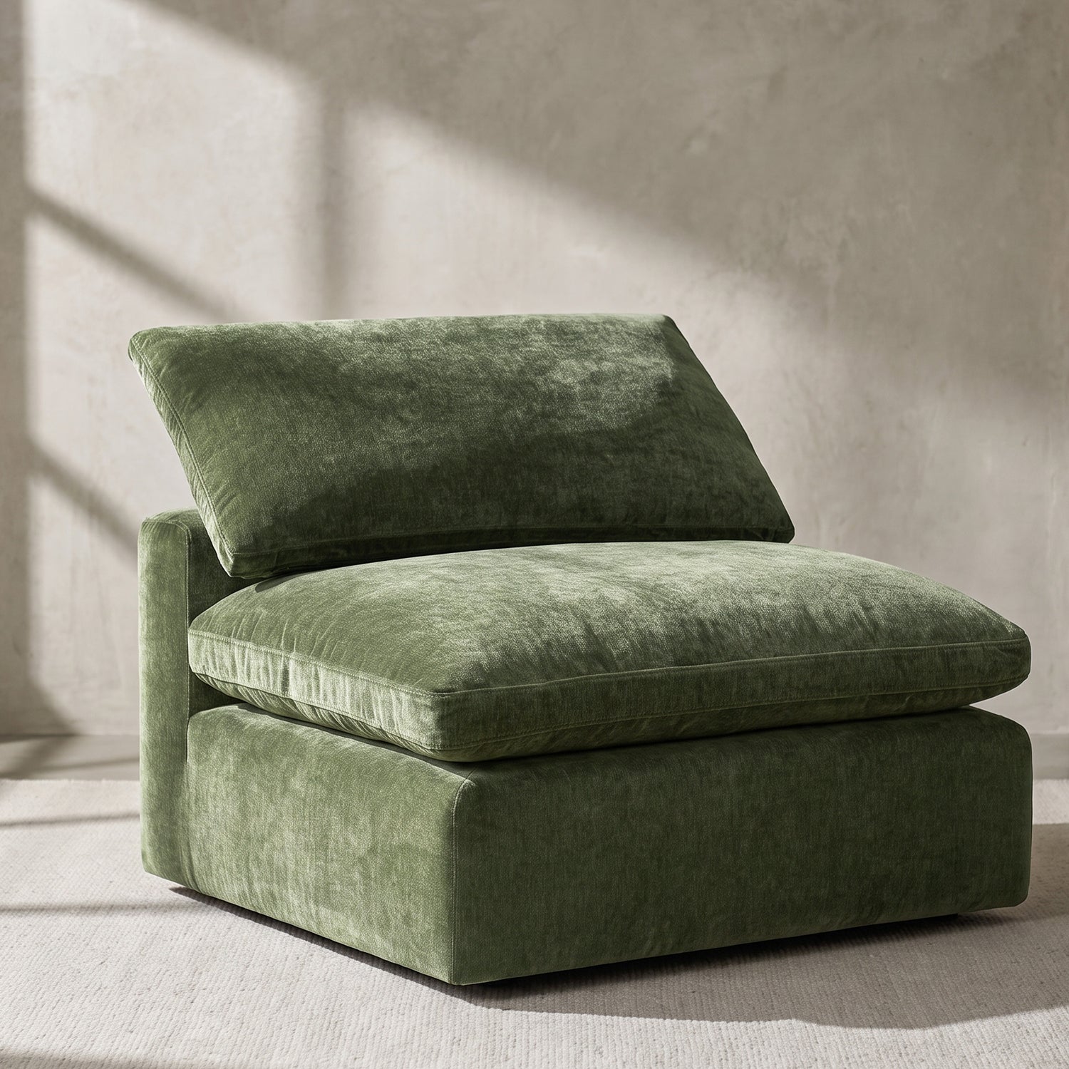 Aspen Armless Chair | Sagano Green lifestyle_image