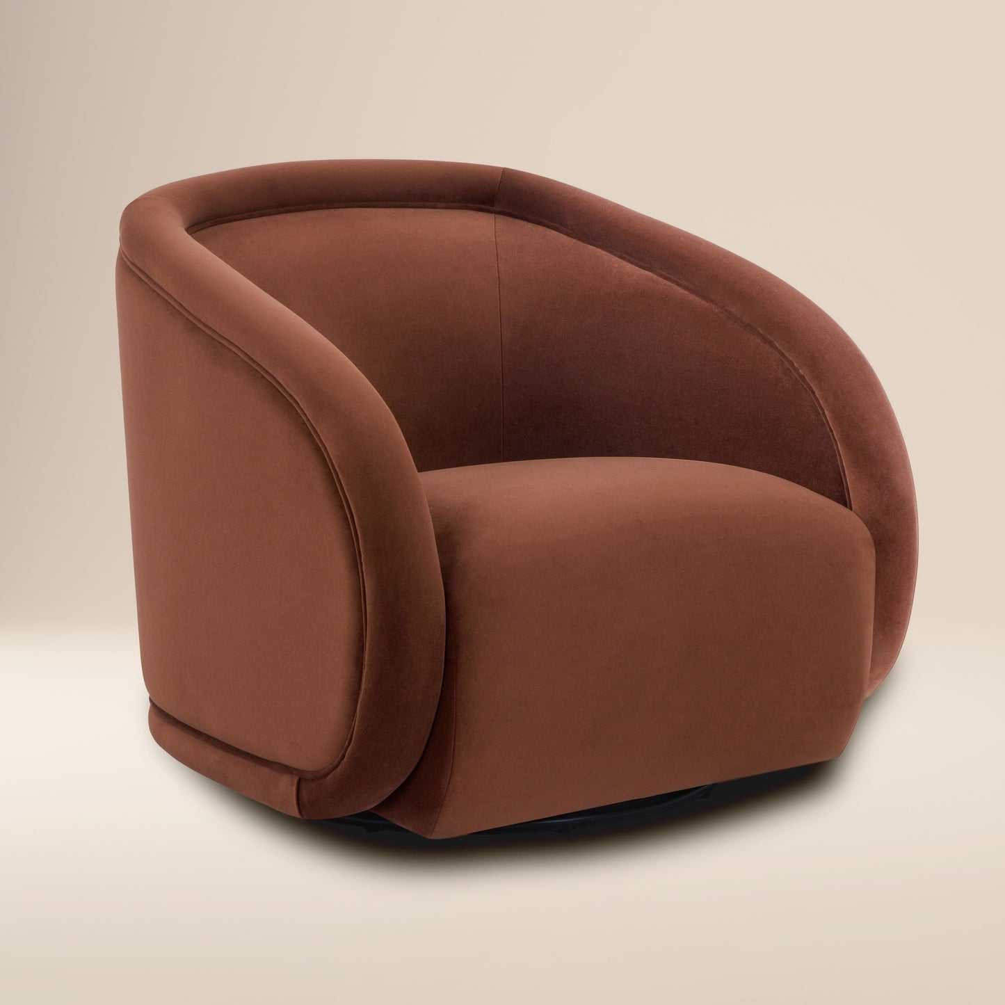 Telse Swivel Chair | Shadow Rust