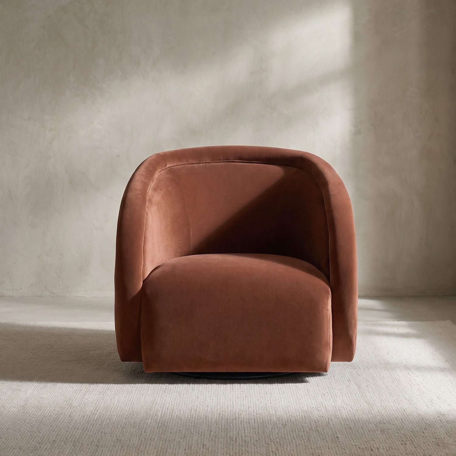 Telse Swivel Chair | Shadow Rust lifestyle_image