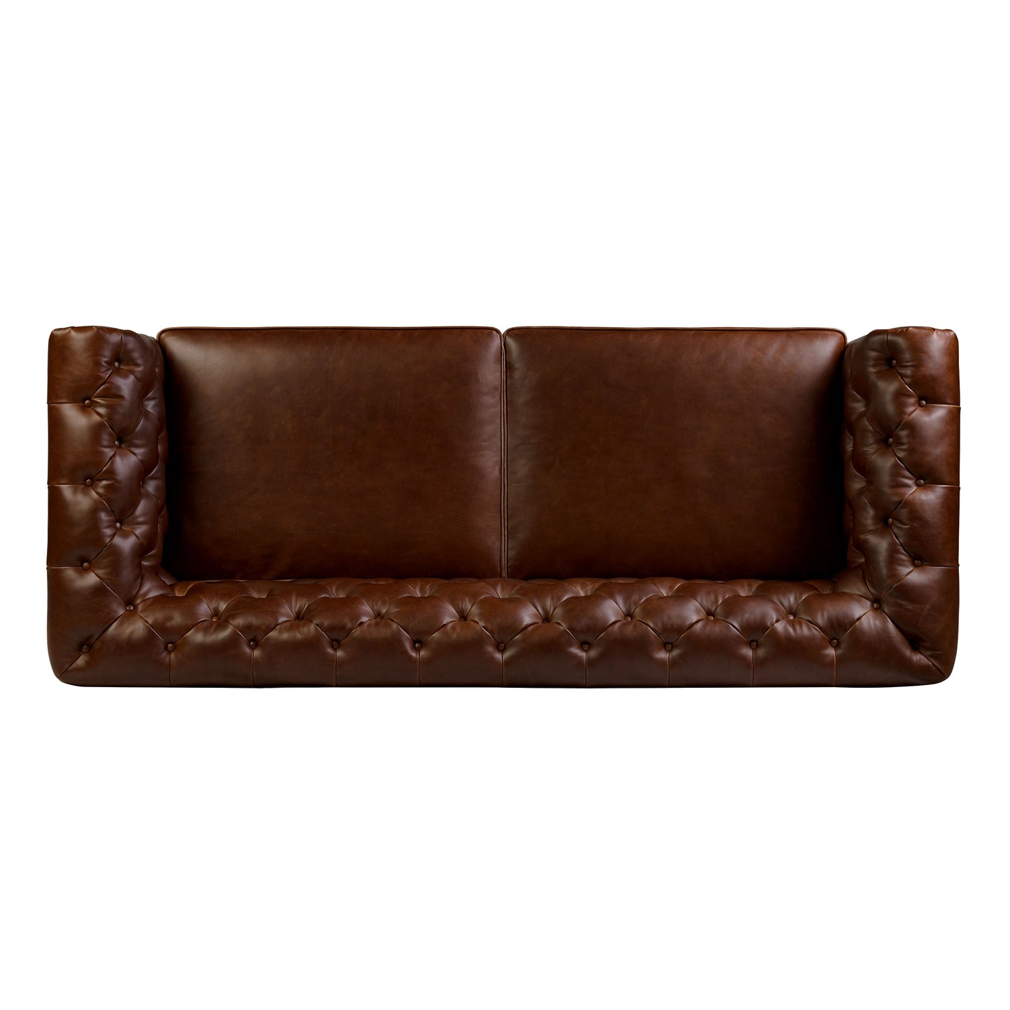 Lyon 87.4" Leather Sofa | Oscuro Brown