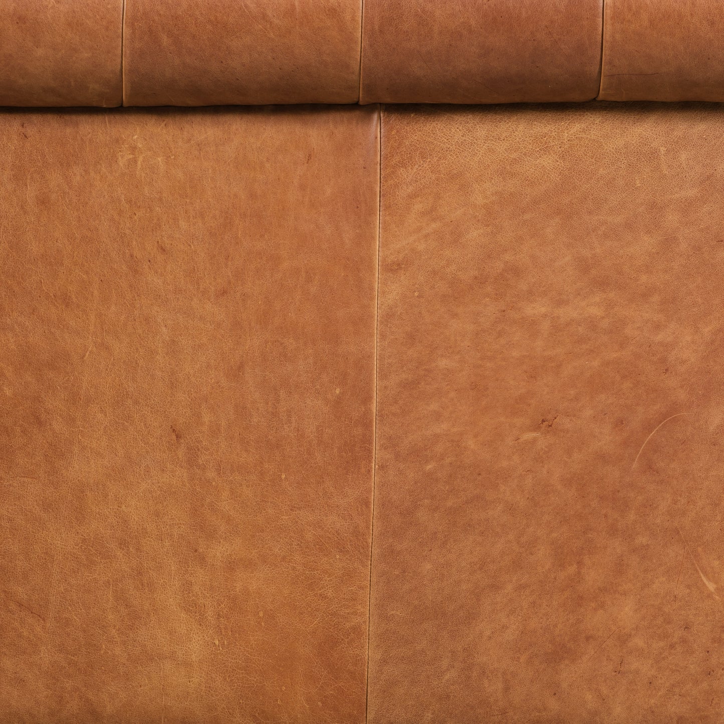Lyon 87.4" Leather Sofa | Cognac Tan