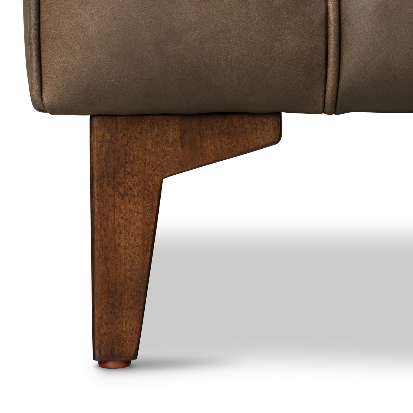 Essex 89" Leather Sofa | Cocoa Brown
