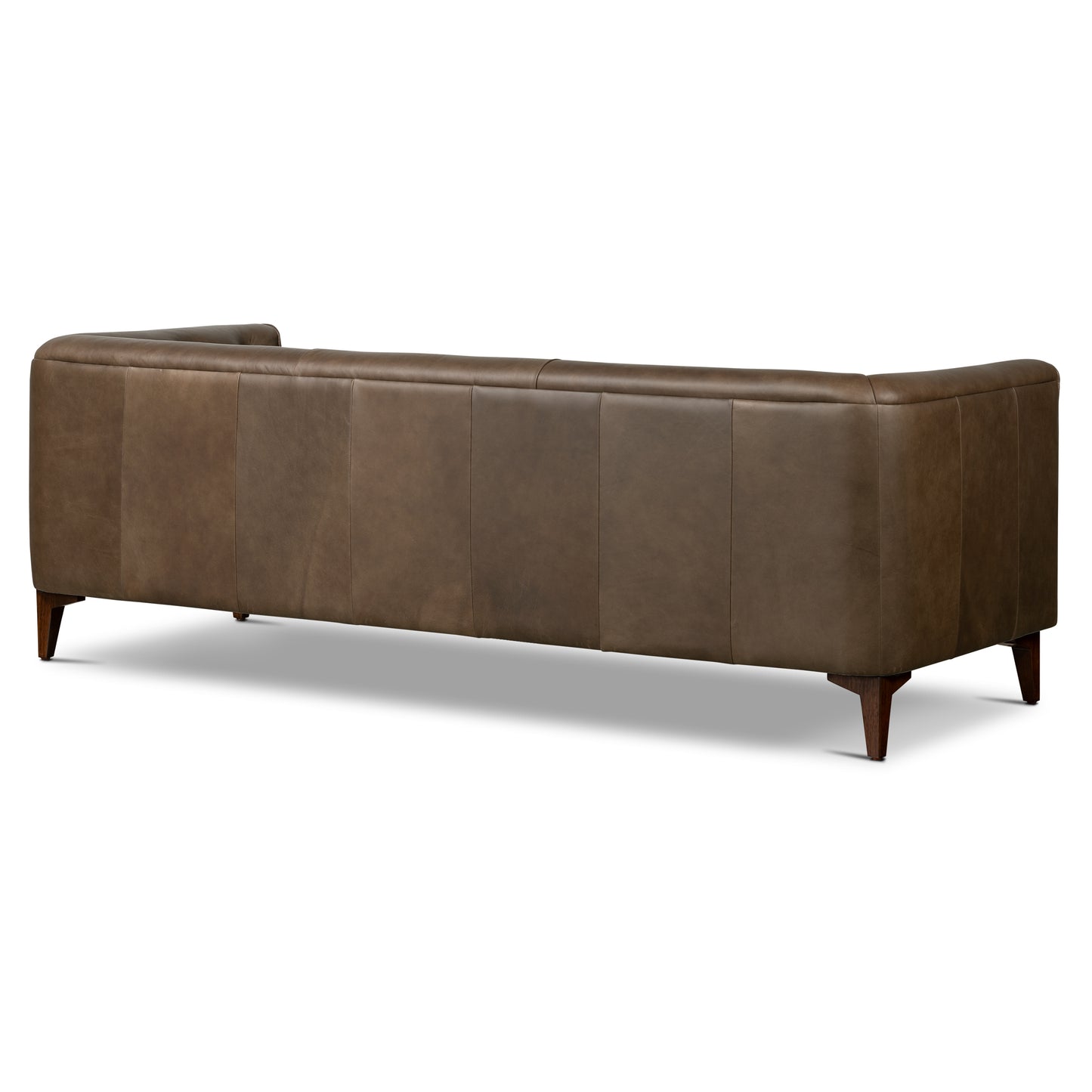 Essex 89" Leather Sofa | Cocoa Brown
