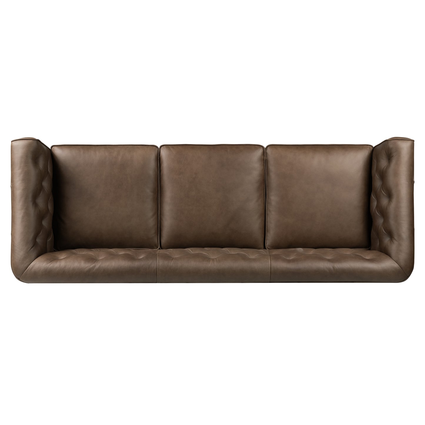 Essex 89" Leather Sofa | Cocoa Brown