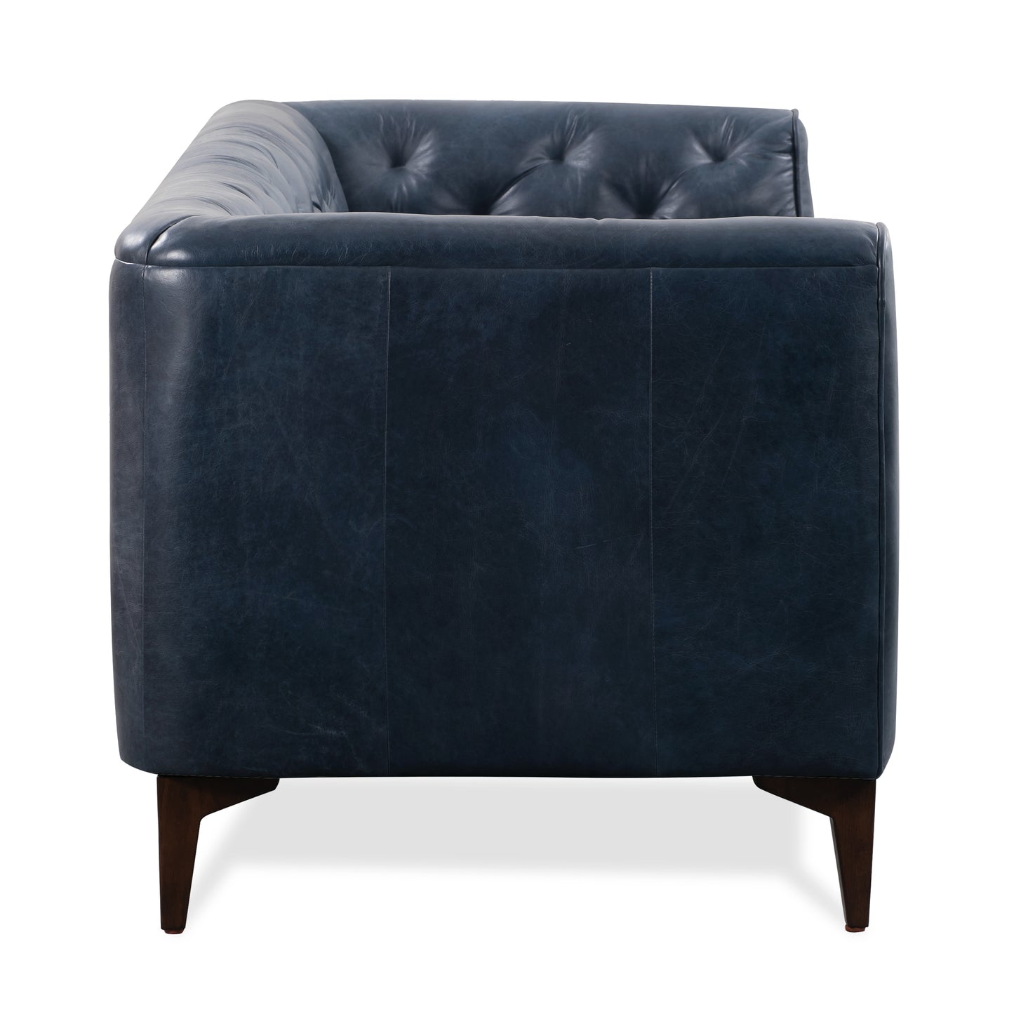 Essex 89" Leather Sofa | Midnight Blue