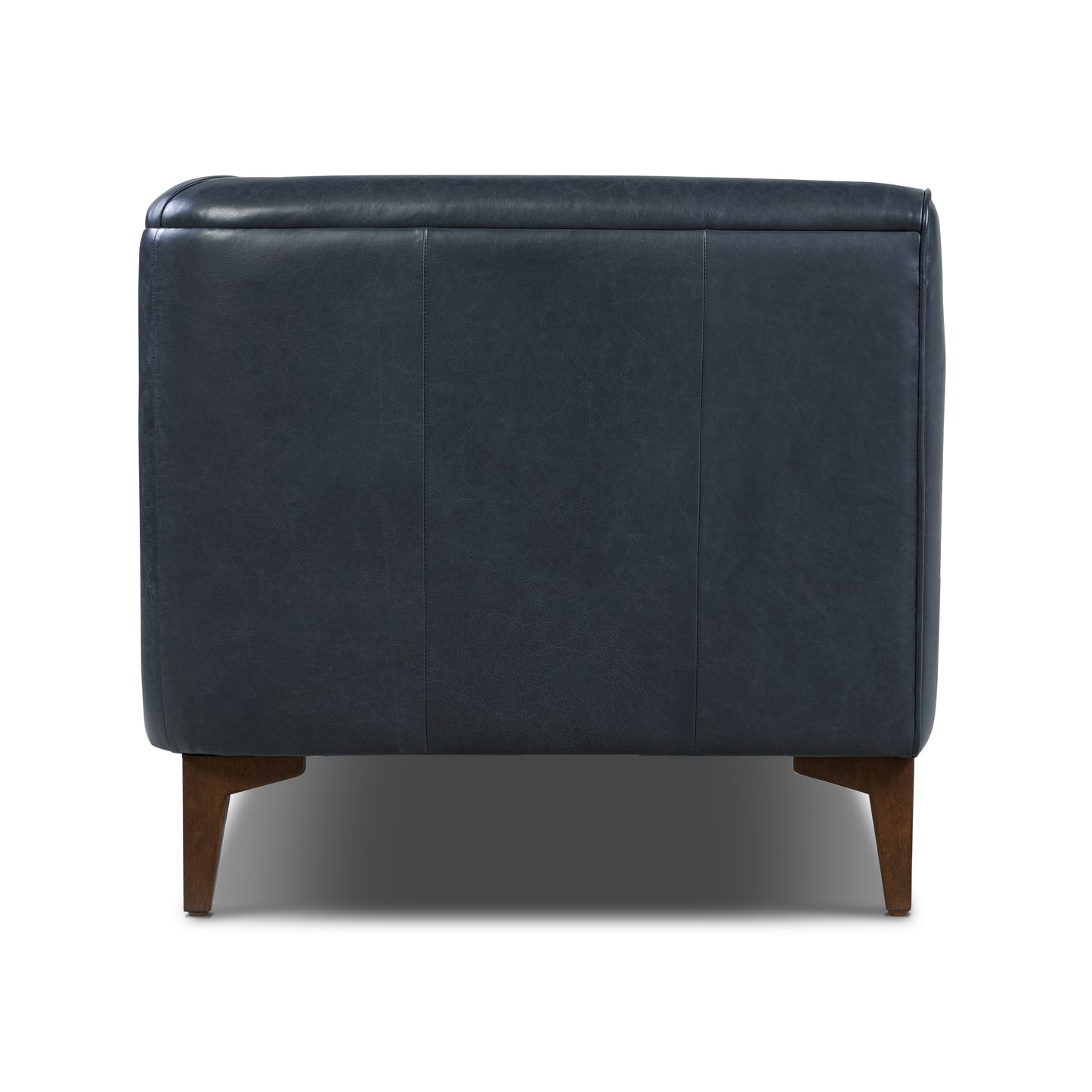 Essex 89" Leather Sofa | Deepsky Blue