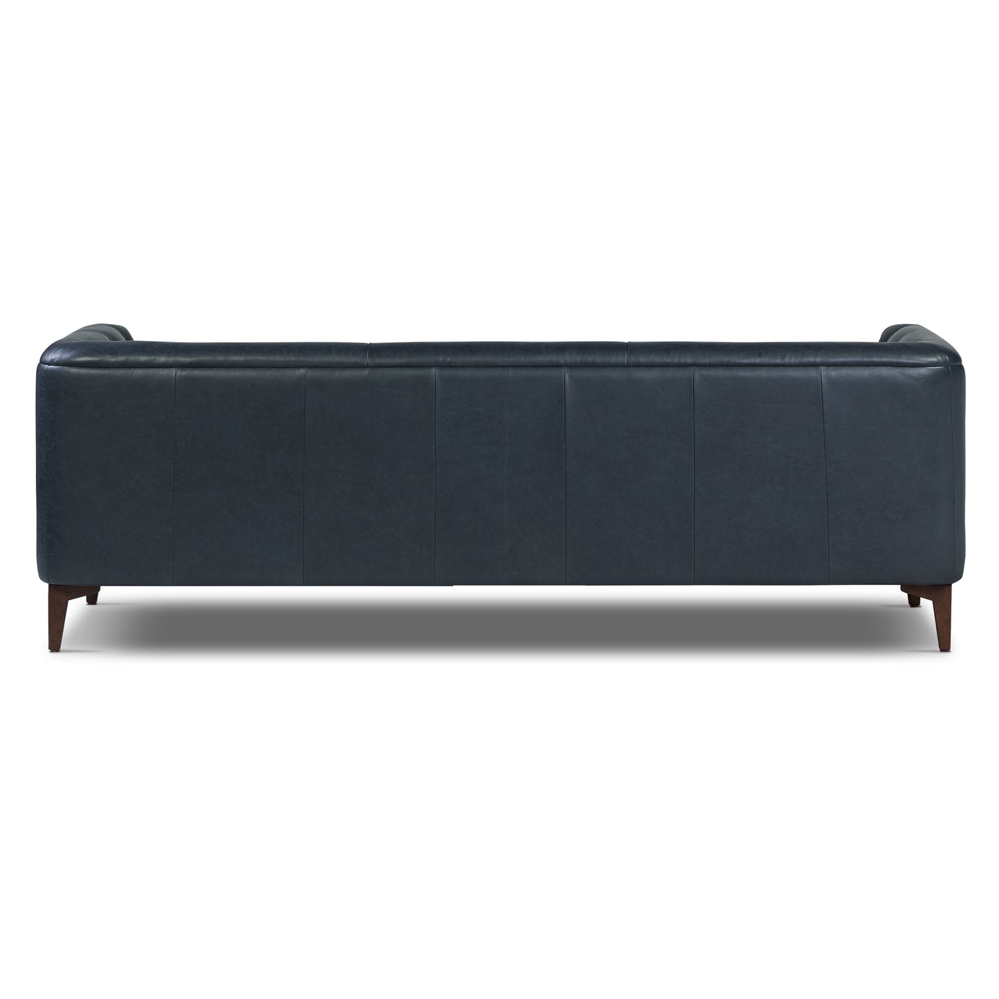 Essex 89" Leather Sofa | Deepsky Blue
