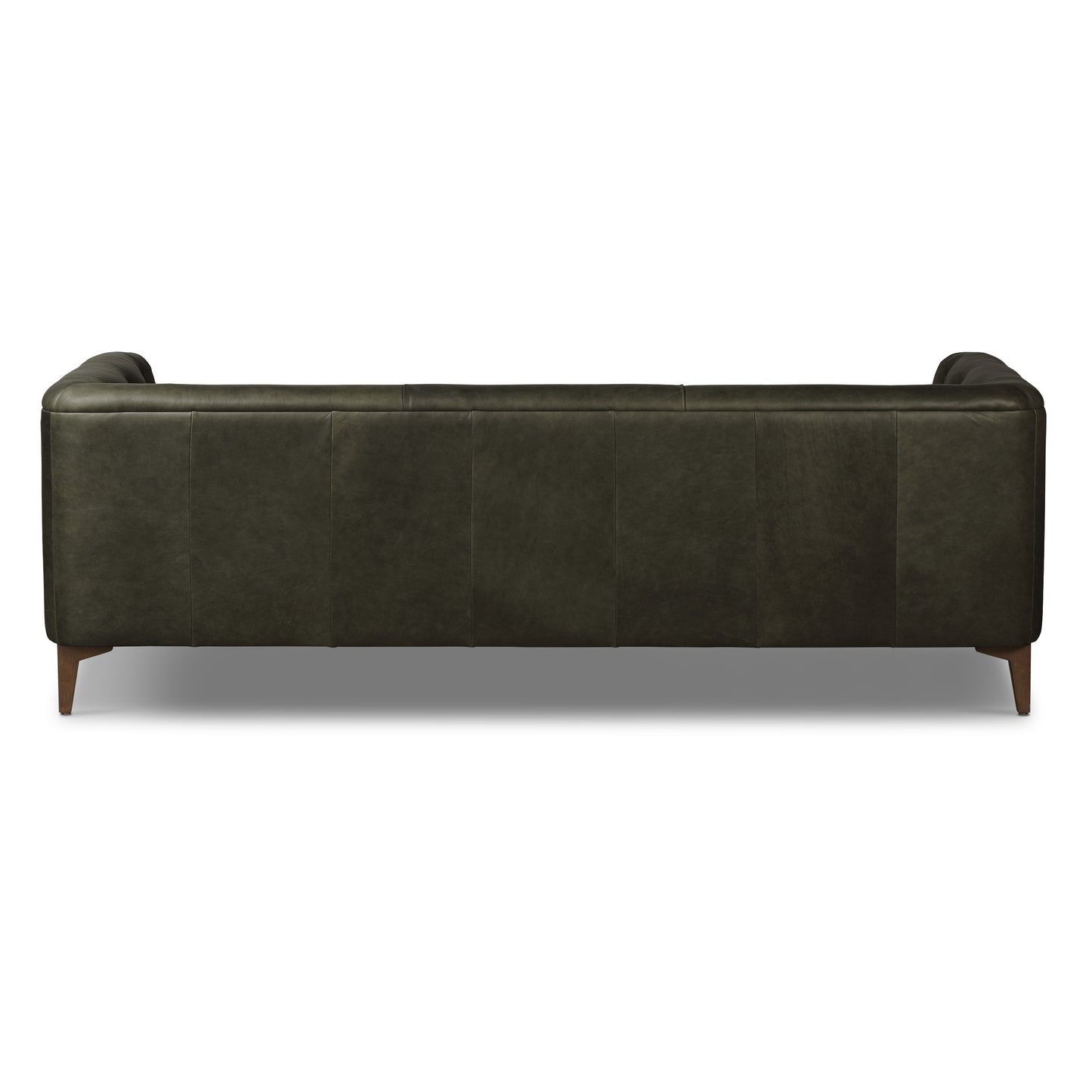 Essex 89" Leather Sofa | Olivine Green