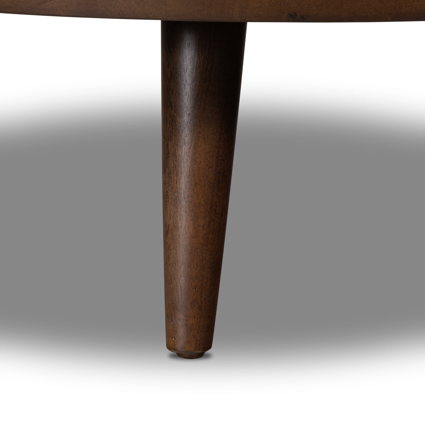 Gio Leather Ottoman | Cocoa Brown